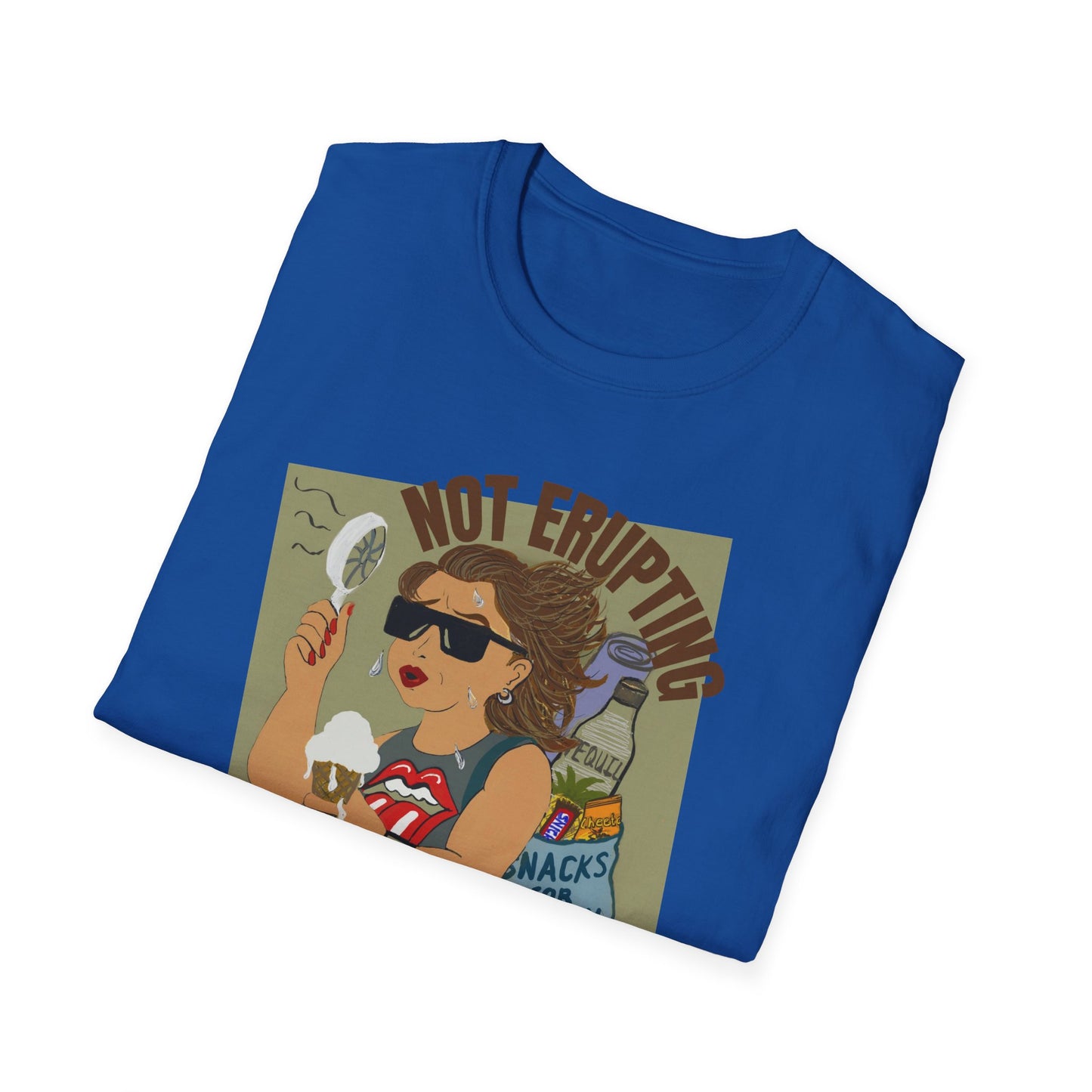 Funny Menopause T-Shirt – Hot Flash Survival Cotton Tee for Women