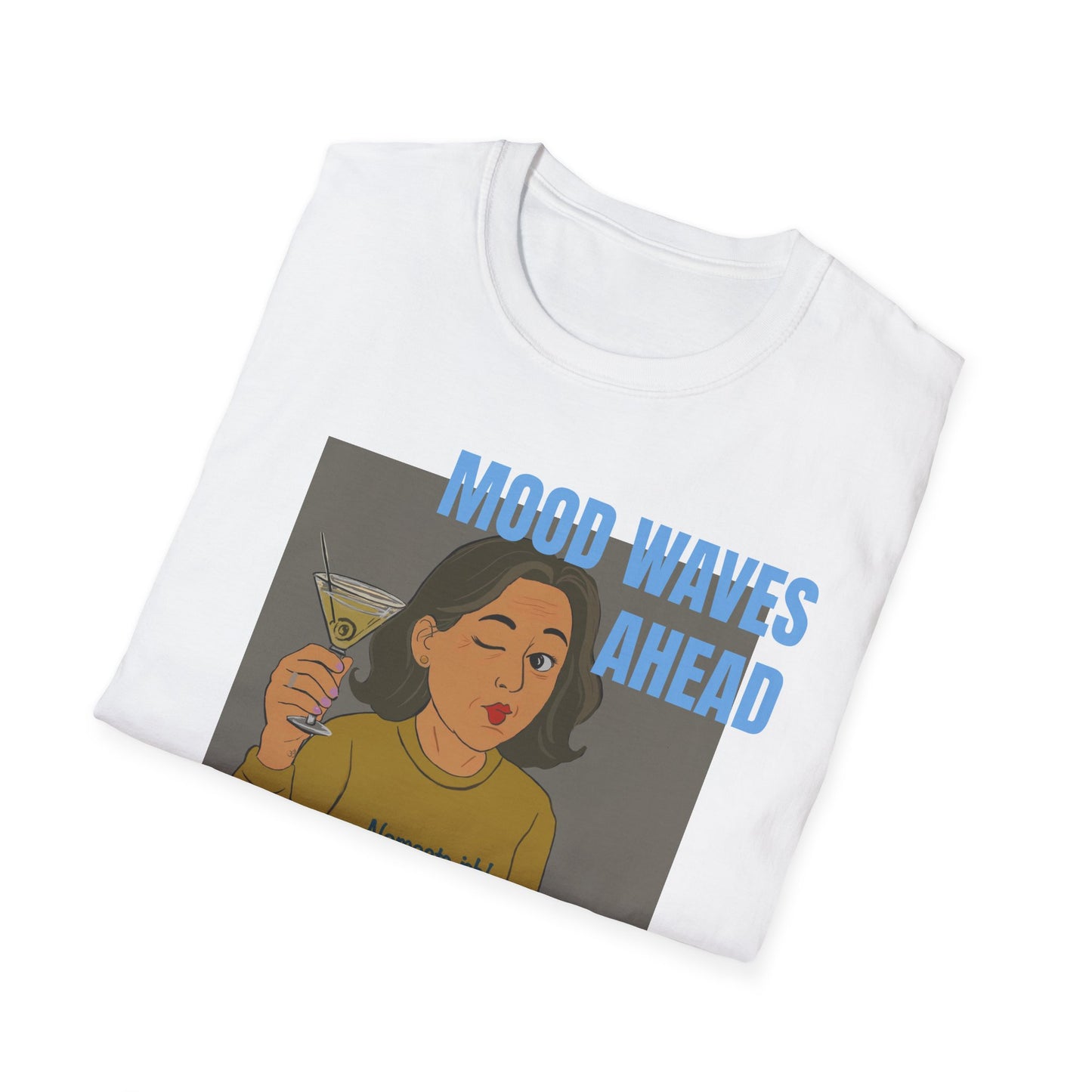 Funny Menopause T-Shirt – Mood Swing Survival Cotton Tee for Women