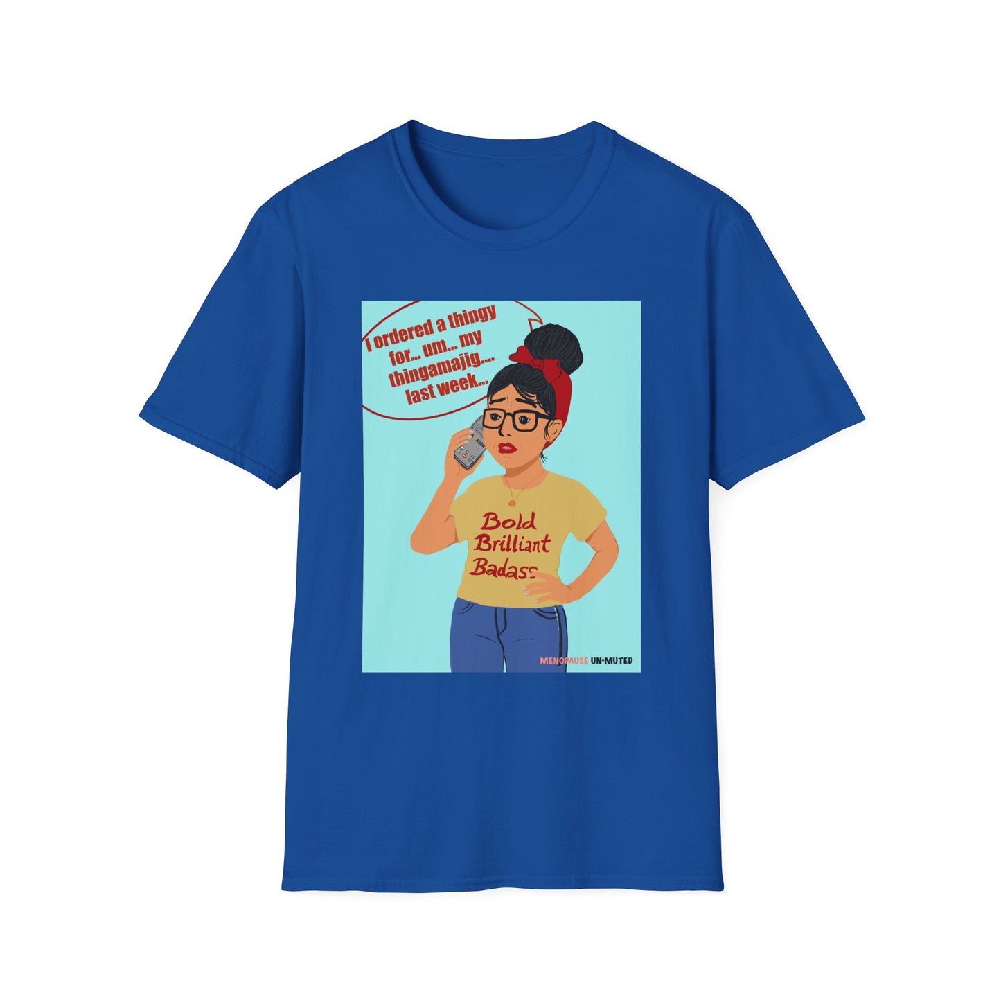 Funny Menopause T-Shirt – Brain Fog Survival Cotton - Women Gift