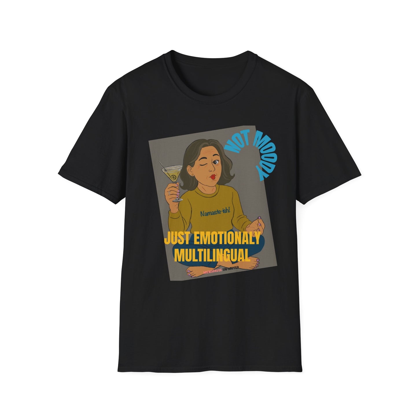 Funny Menopause T-Shirt – Mood Swing Survival Cotton Tee for Women