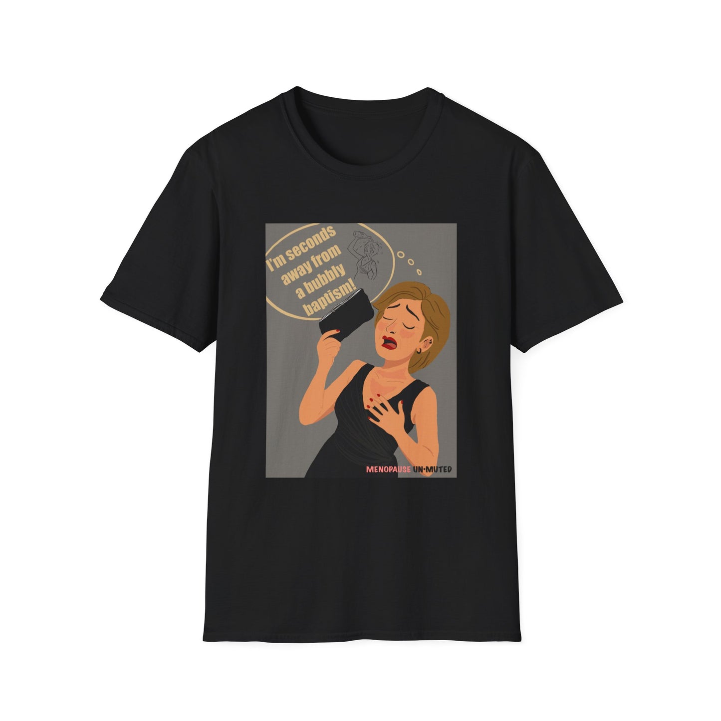 Funny Menopause T-Shirt – Hot Flash Survival Cotton Tee for Women