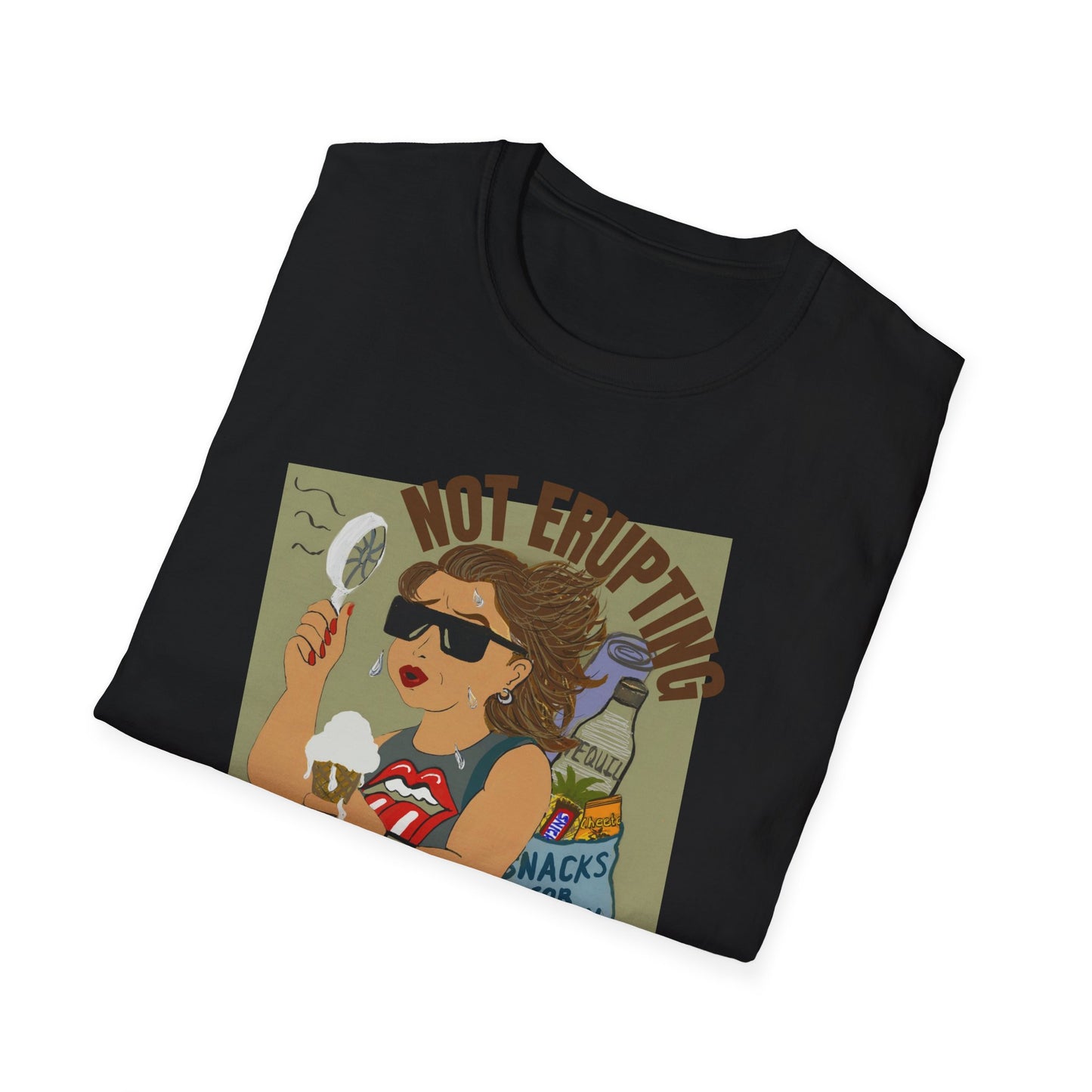 Funny Menopause T-Shirt – Hot Flash Survival Cotton Tee for Women