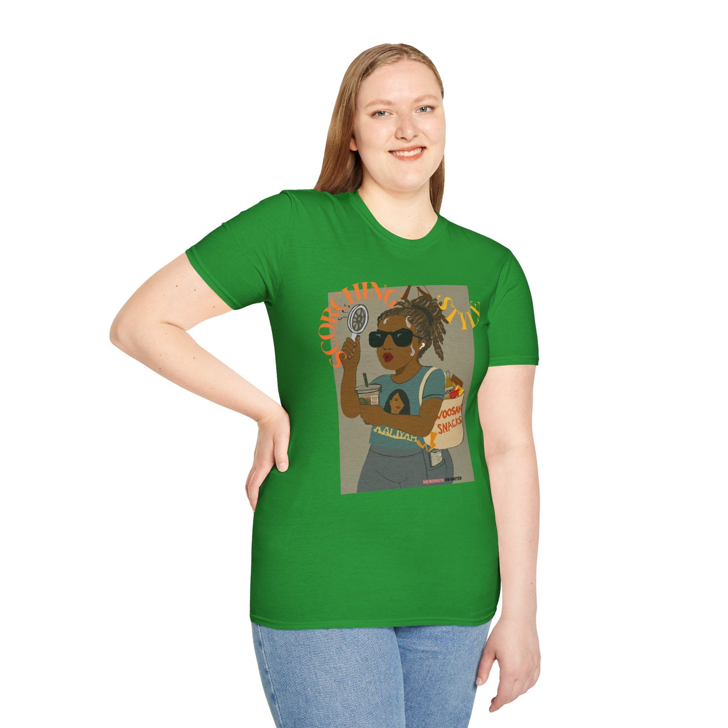 Funny Menopause T-Shirt – Hot Flash Survival Cotton Tee for Women