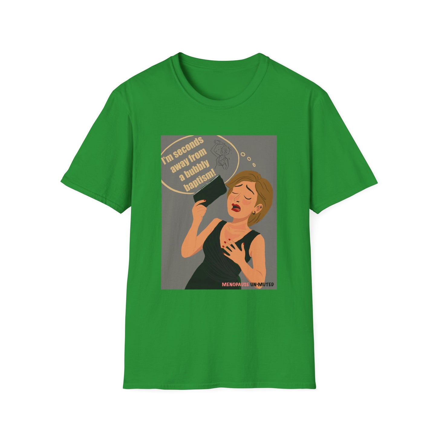 Funny Menopause T-Shirt – Hot Flash Survival Cotton Tee for Women