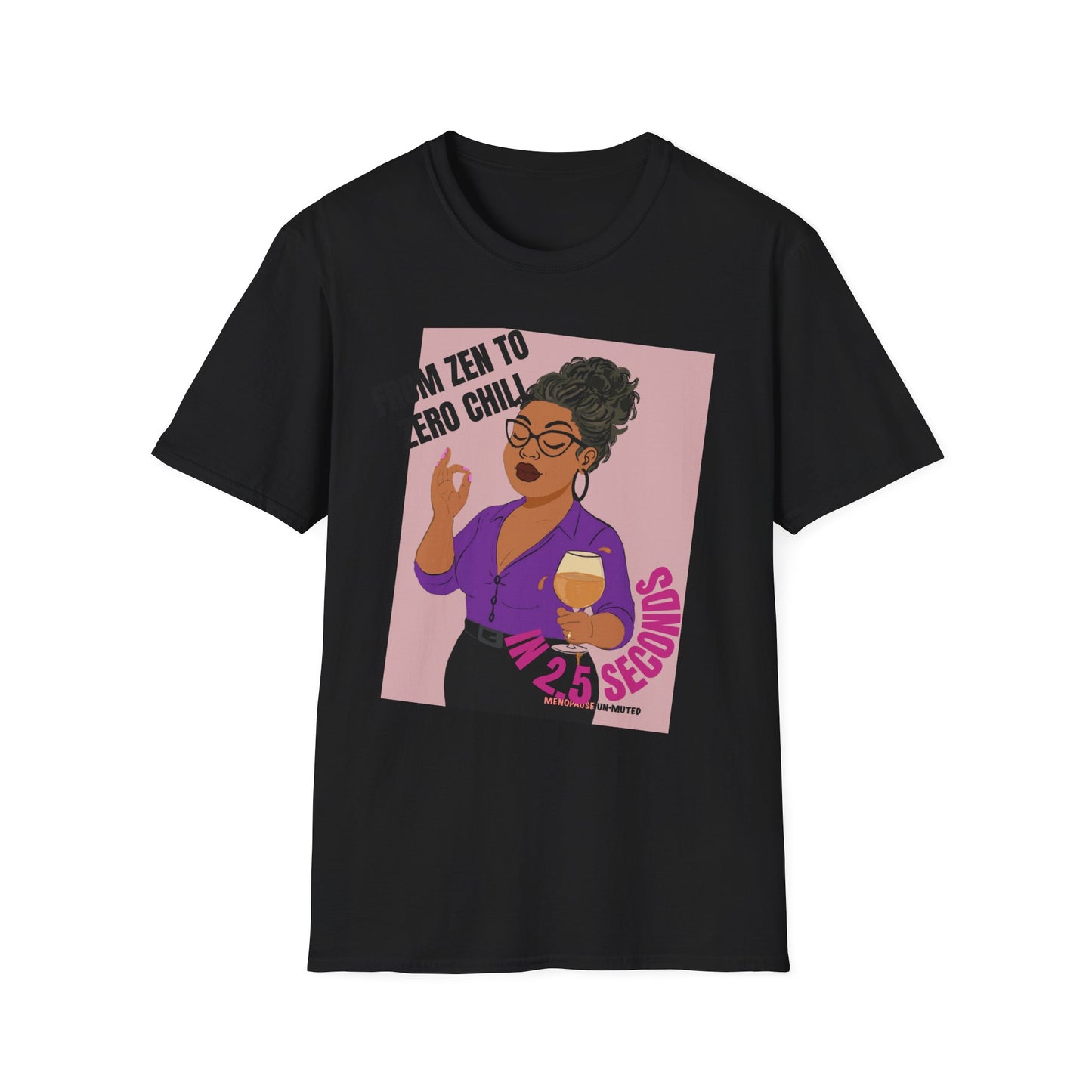 Funny Menopause T-Shirt – Mood Swing Survival Cotton Tee for Women