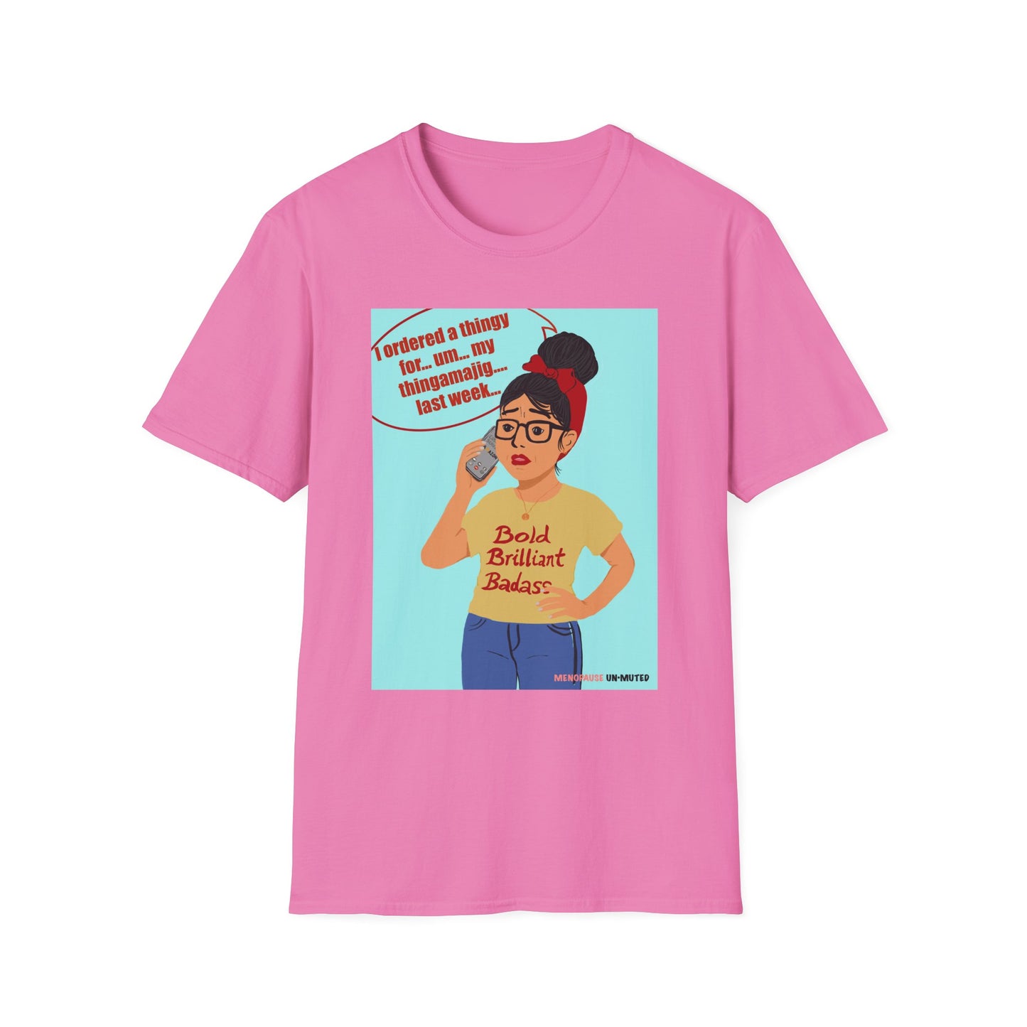 Funny Menopause T-Shirt – Brain Fog Survival Cotton - Women Gift