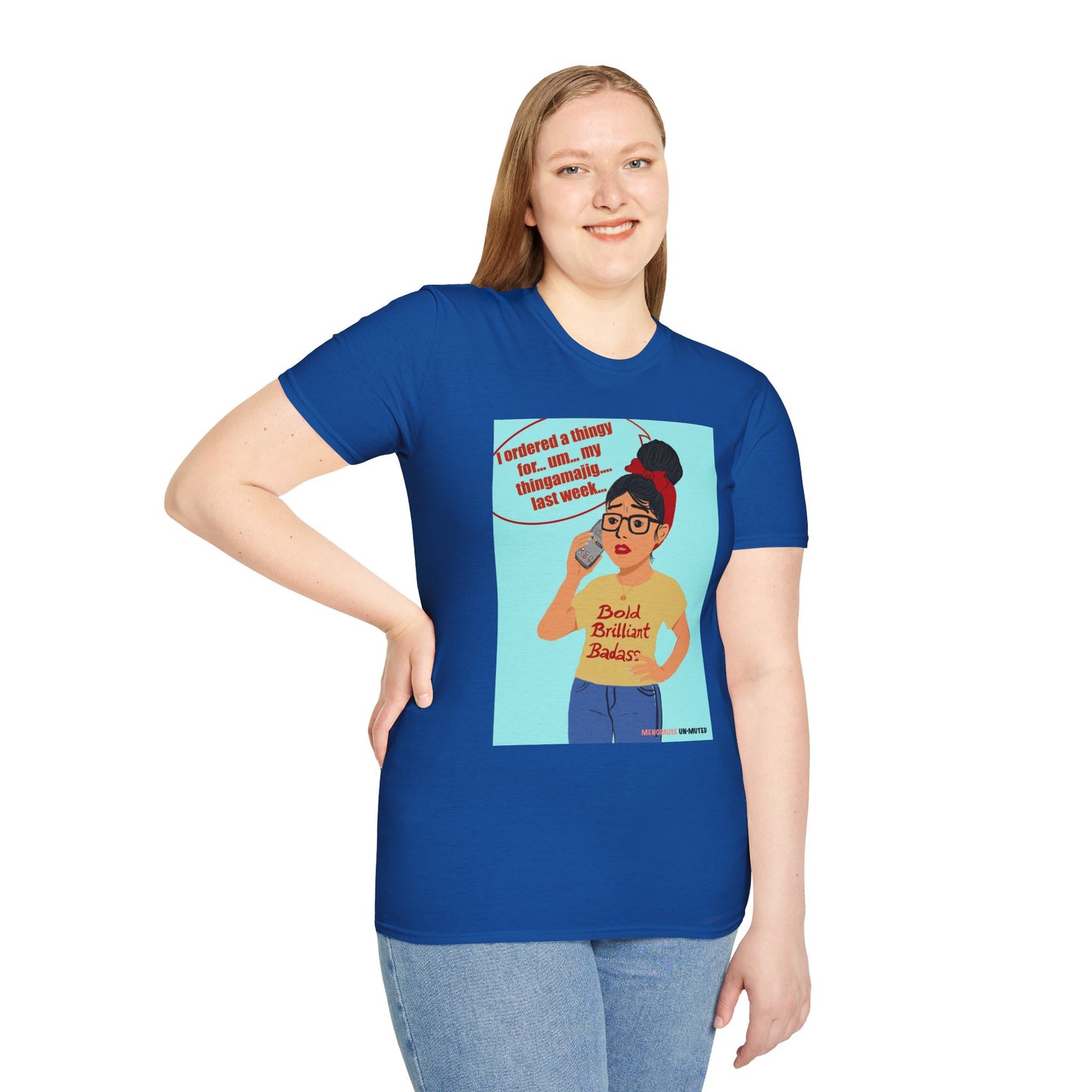 Funny Menopause T-Shirt – Brain Fog Survival Cotton - Women Gift