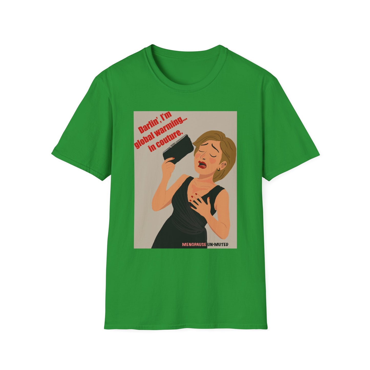 Funny Menopause T-Shirt – Hot Flash Survival Cotton Tee for Women