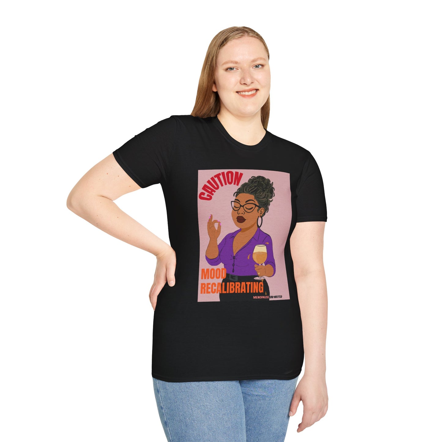 Funny Menopause T-Shirt – Mood Swing Survival Cotton Tee for Women