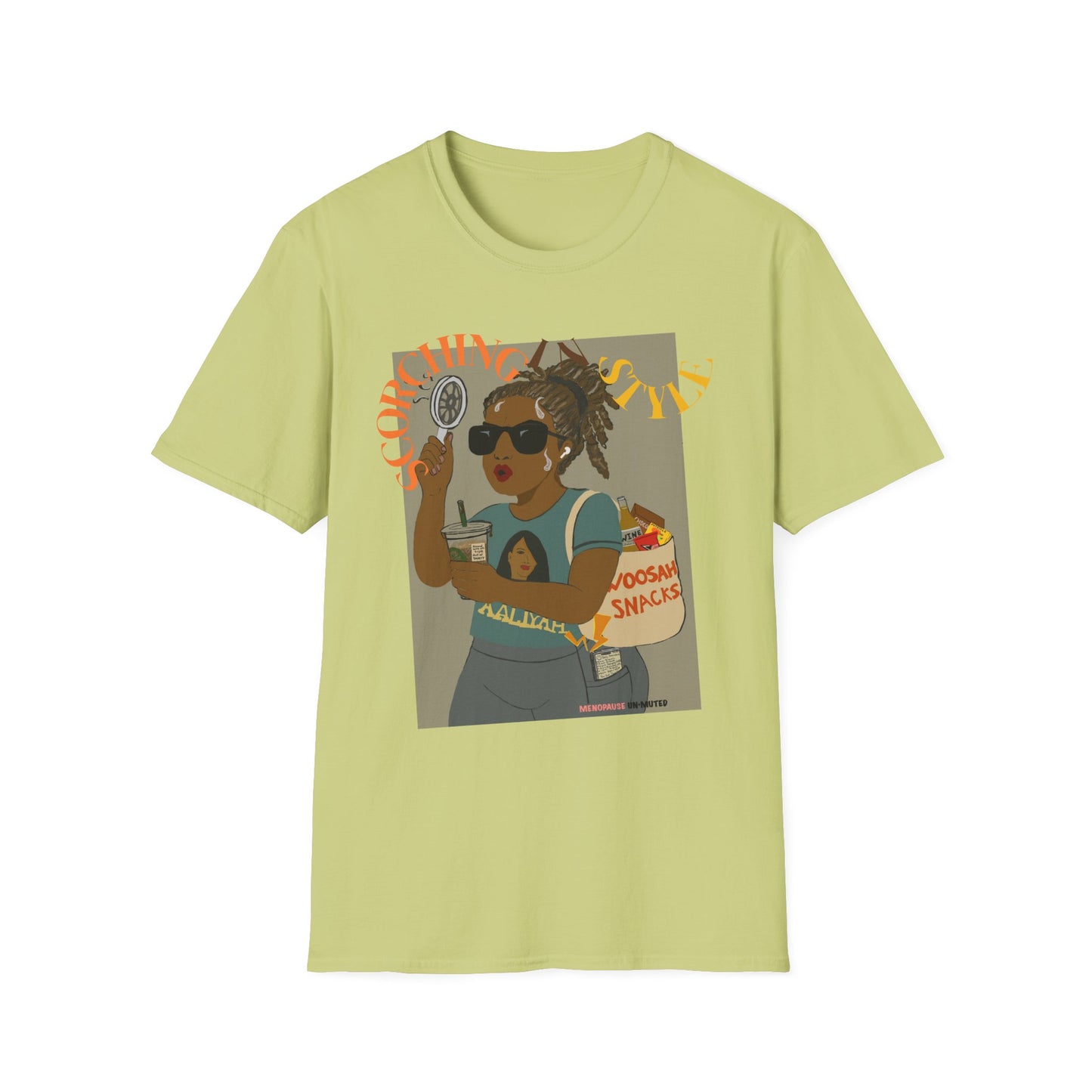Funny Menopause T-Shirt – Hot Flash Survival Cotton Tee for Women