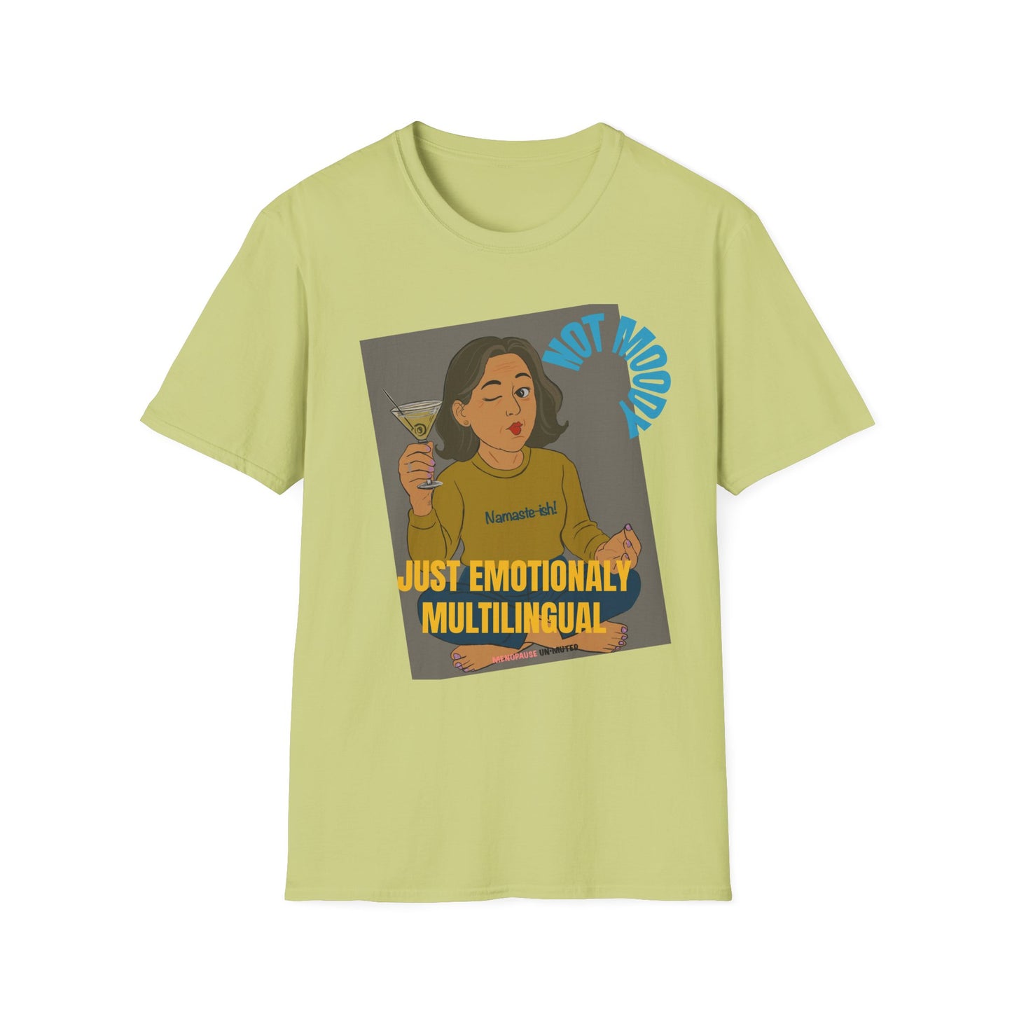 Funny Menopause T-Shirt – Mood Swing Survival Cotton Tee for Women