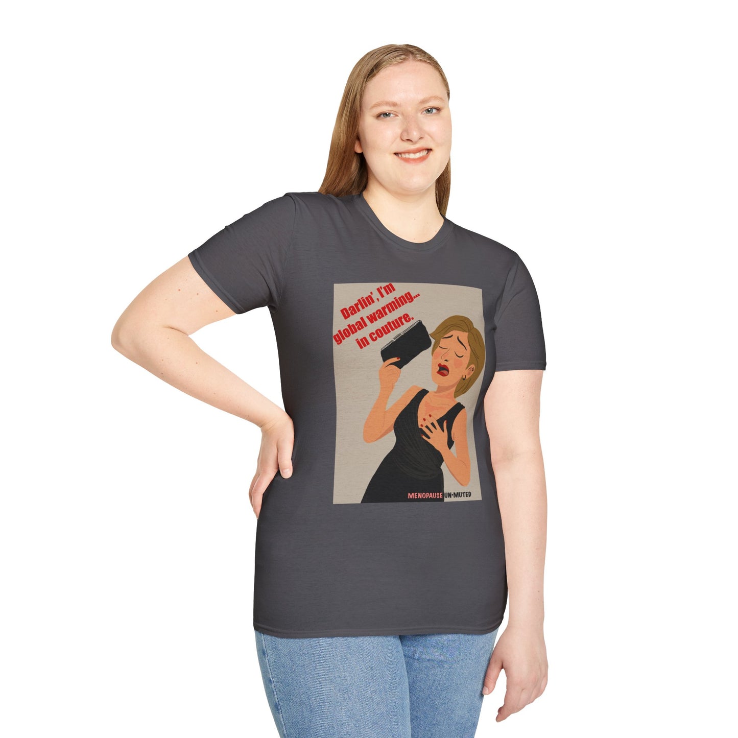 Funny Menopause T-Shirt – Hot Flash Survival Cotton Tee for Women