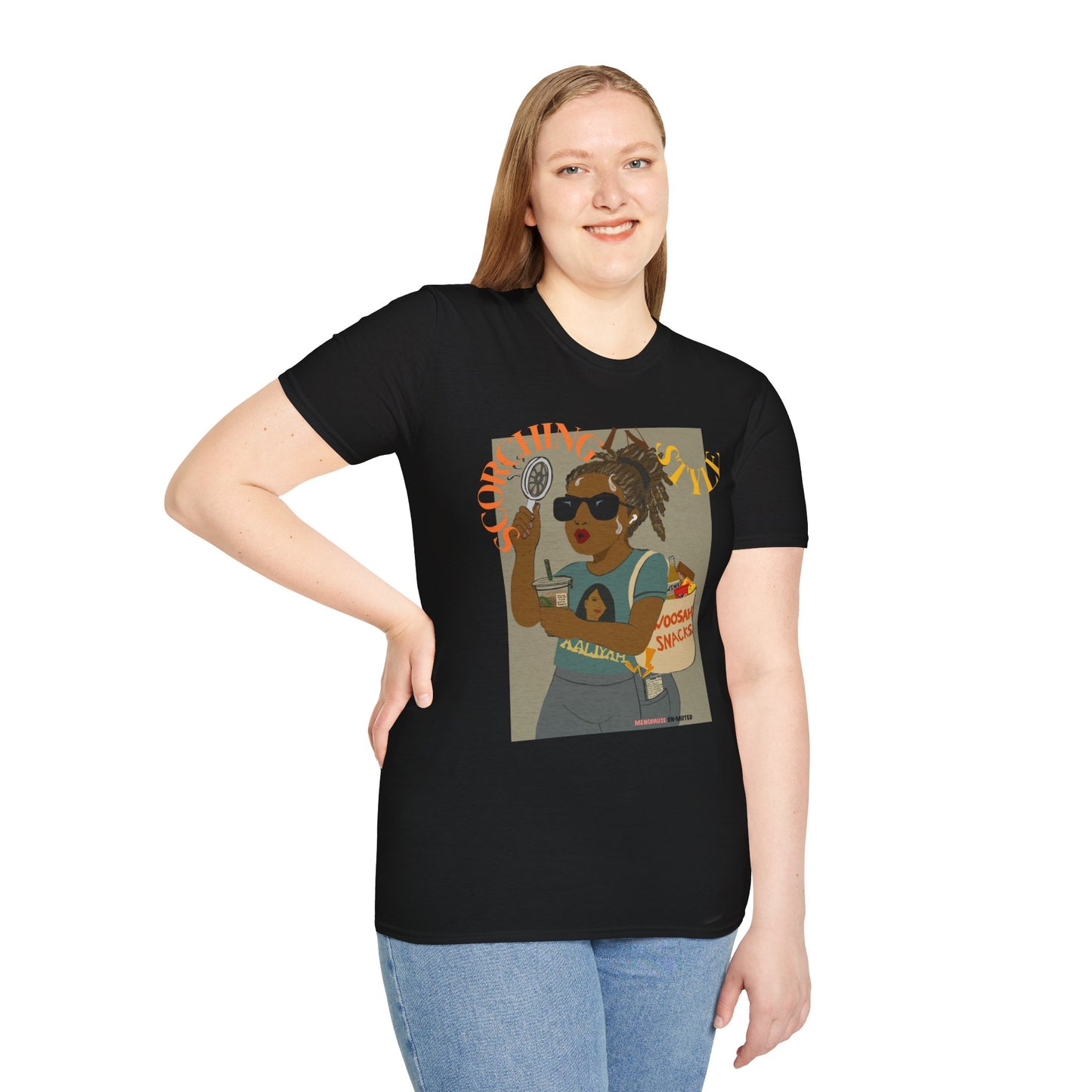 Funny Menopause T-Shirt – Hot Flash Survival Cotton Tee for Women