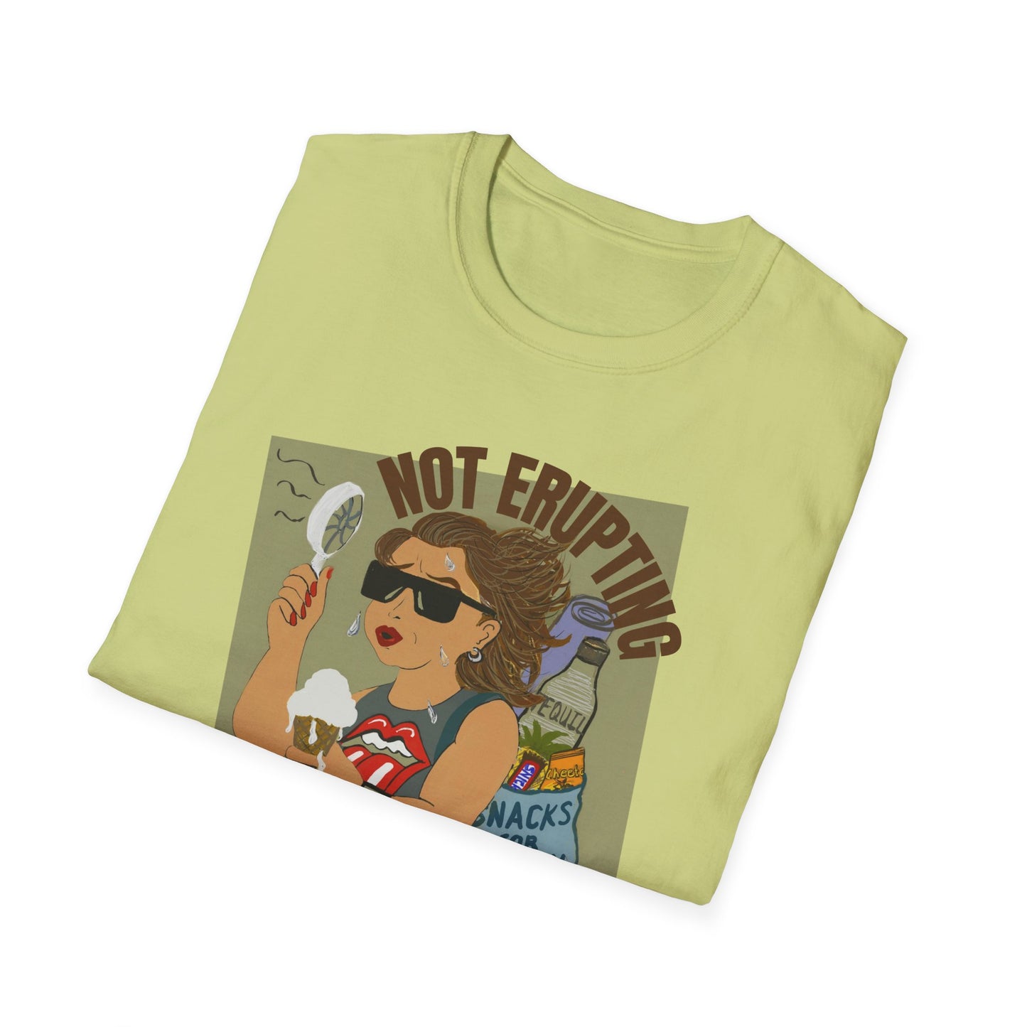 Funny Menopause T-Shirt – Hot Flash Survival Cotton Tee for Women