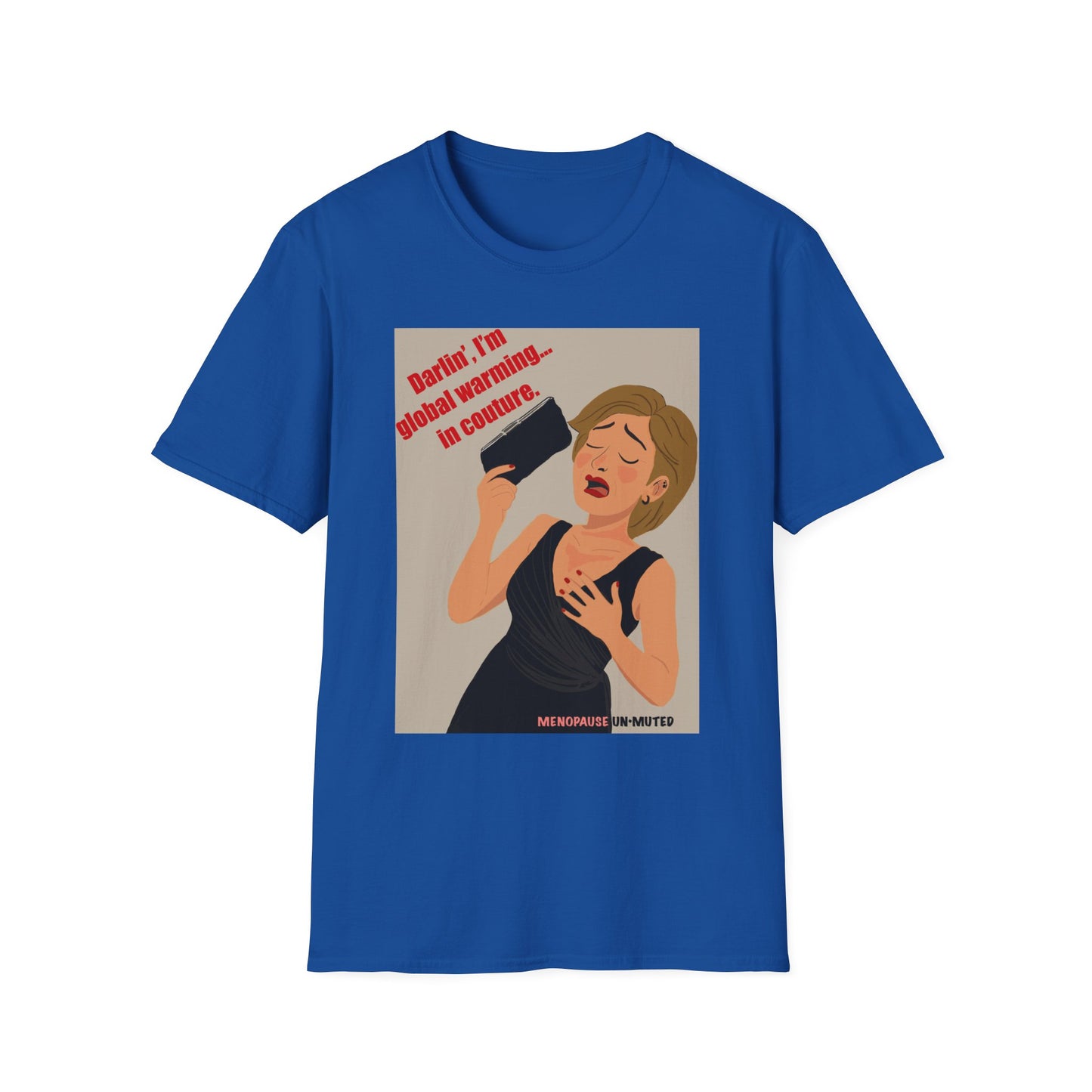 Funny Menopause T-Shirt – Hot Flash Survival Cotton Tee for Women