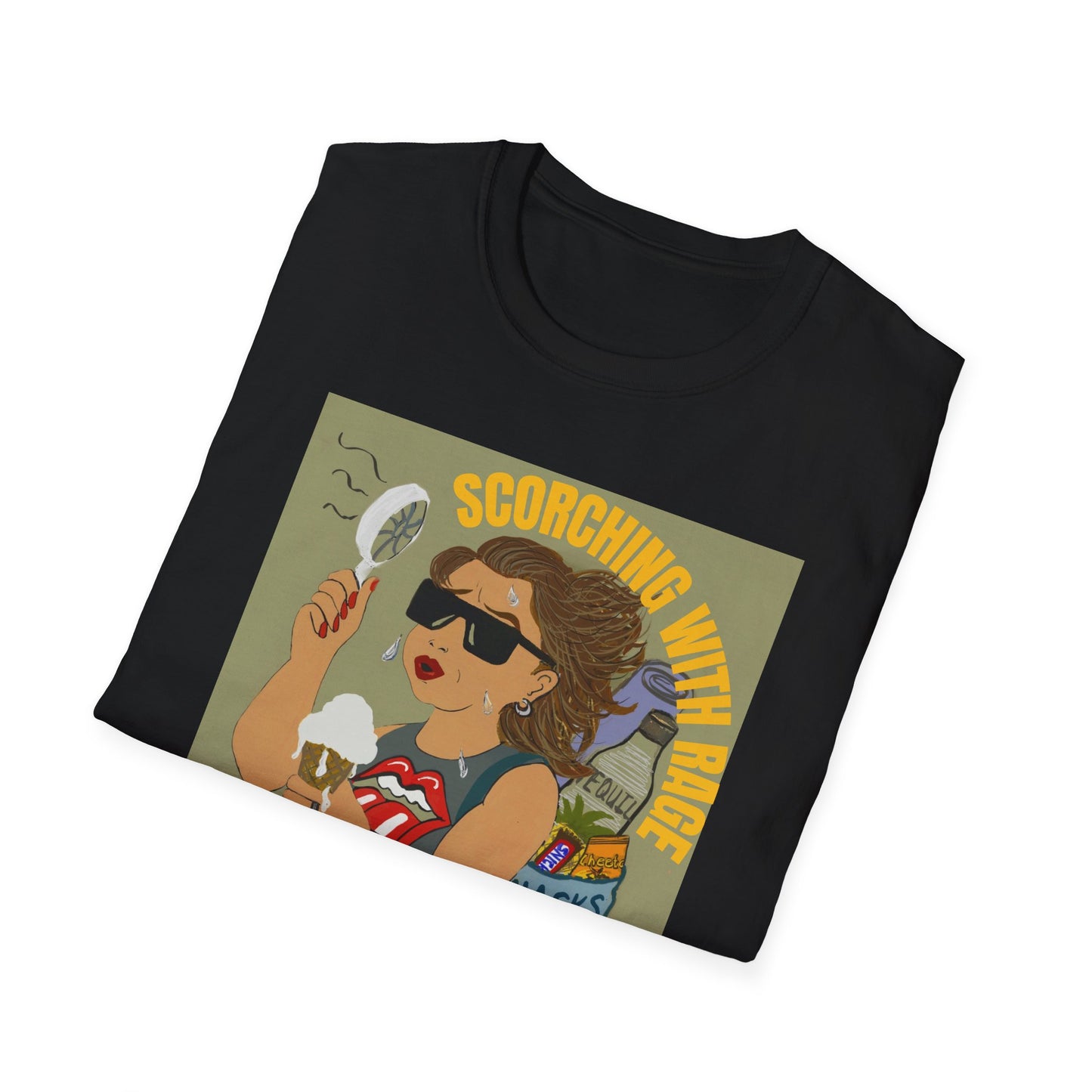 Funny Menopause T-Shirt – Hot Flash Survival Cotton Tee for Women