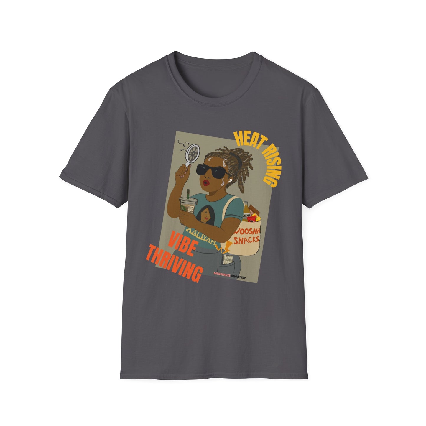 Funny Menopause T-Shirt – Hot Flash Survival Cotton Tee for Women