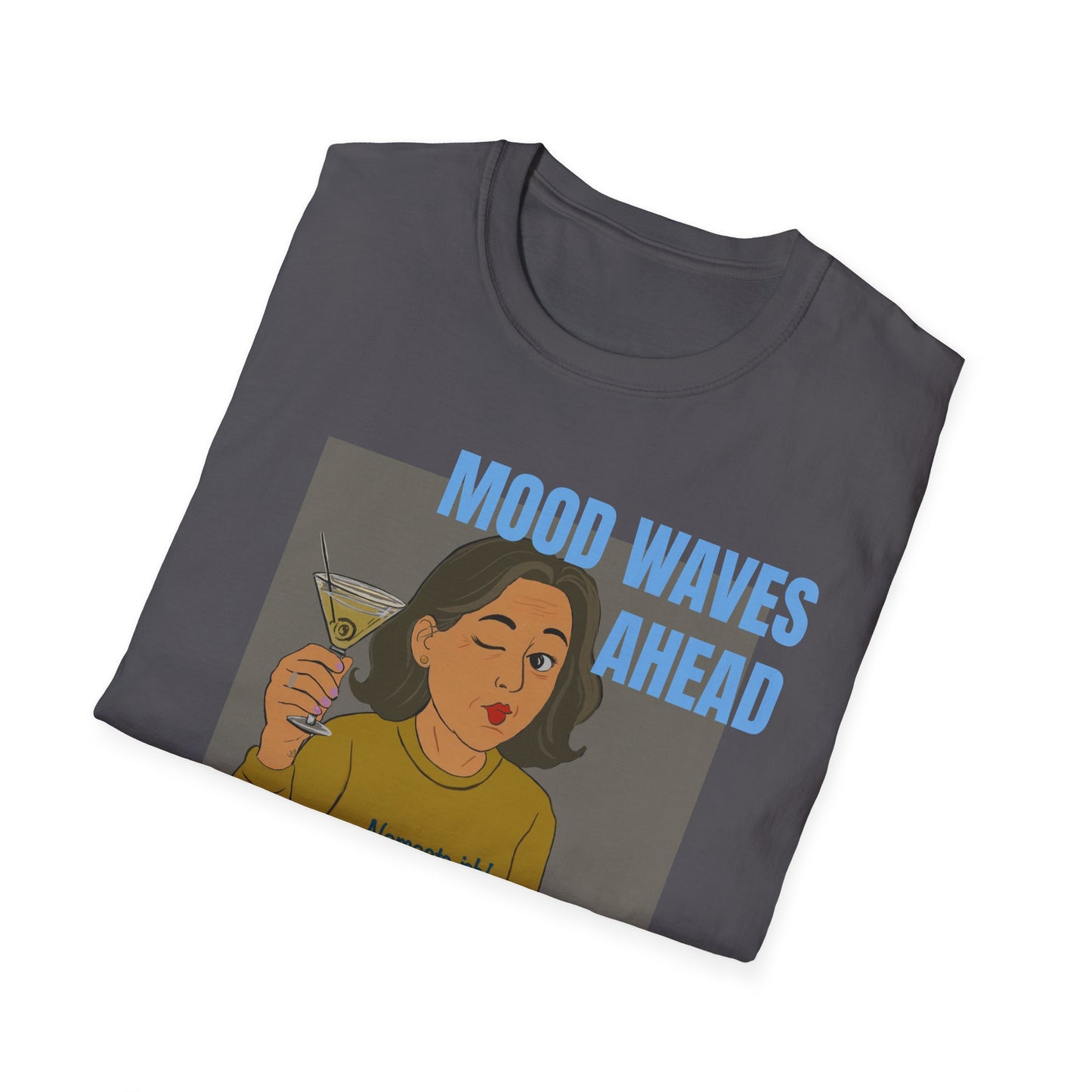 Funny Menopause T-Shirt – Mood Swing Survival Cotton Tee for Women