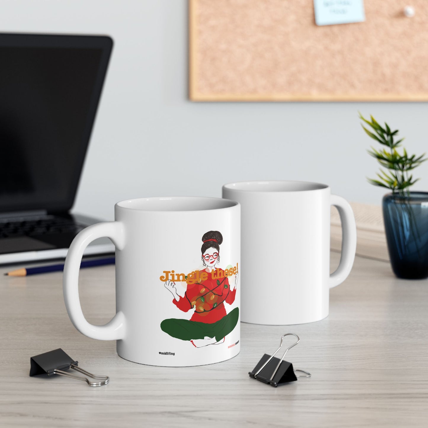 Funny Menopause Midlife Women Holiday Gift - Ceramic Mug