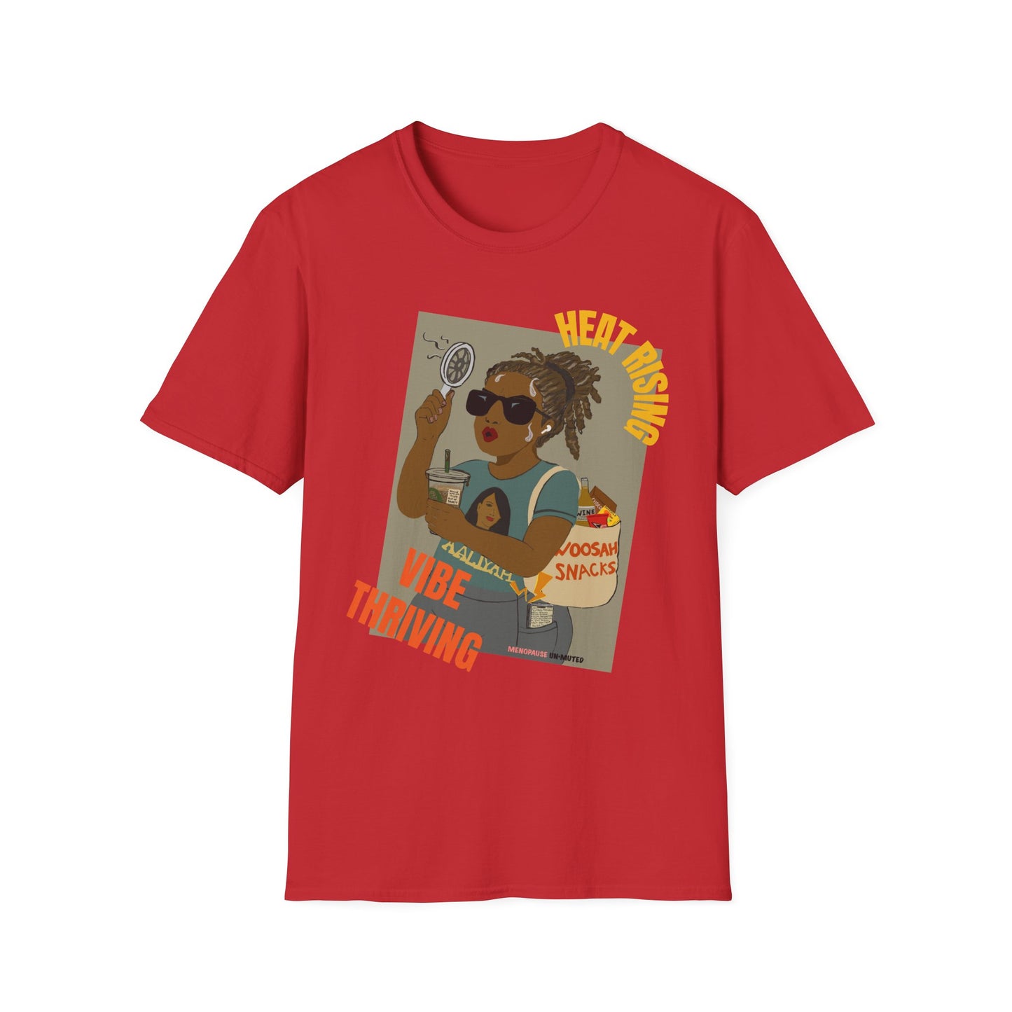 Funny Menopause T-Shirt – Hot Flash Survival Cotton Tee for Women