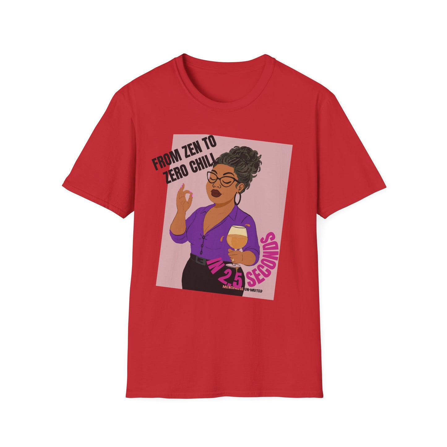 Funny Menopause T-Shirt – Mood Swing Survival Cotton Tee for Women
