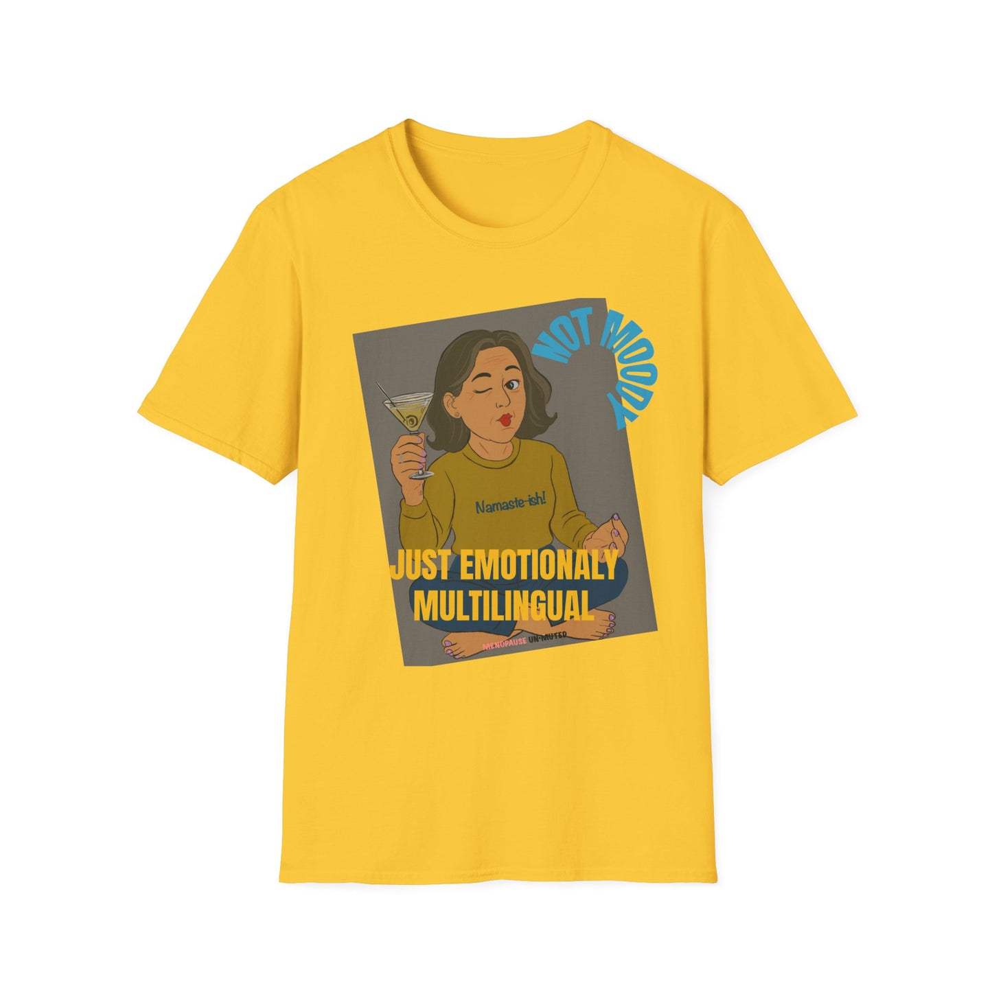 Funny Menopause T-Shirt – Mood Swing Survival Cotton Tee for Women
