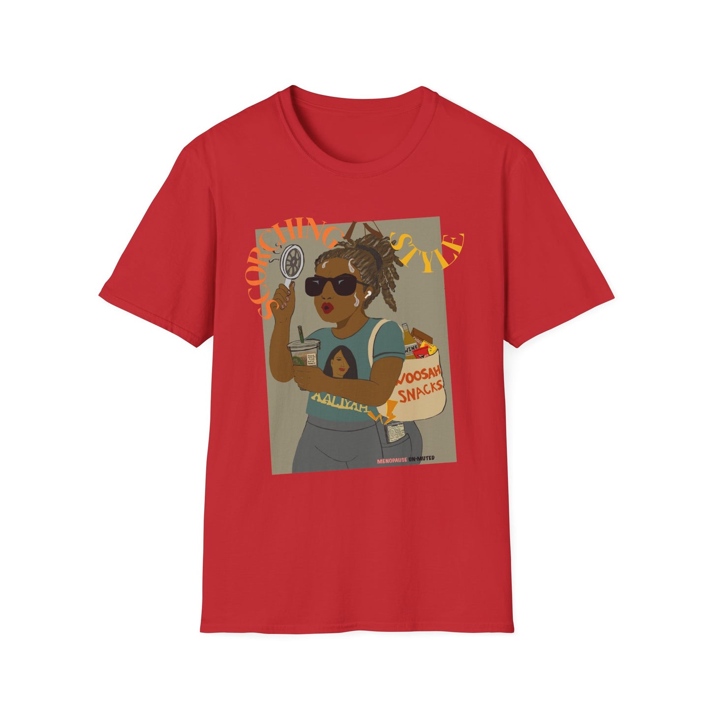 Funny Menopause T-Shirt – Hot Flash Survival Cotton Tee for Women