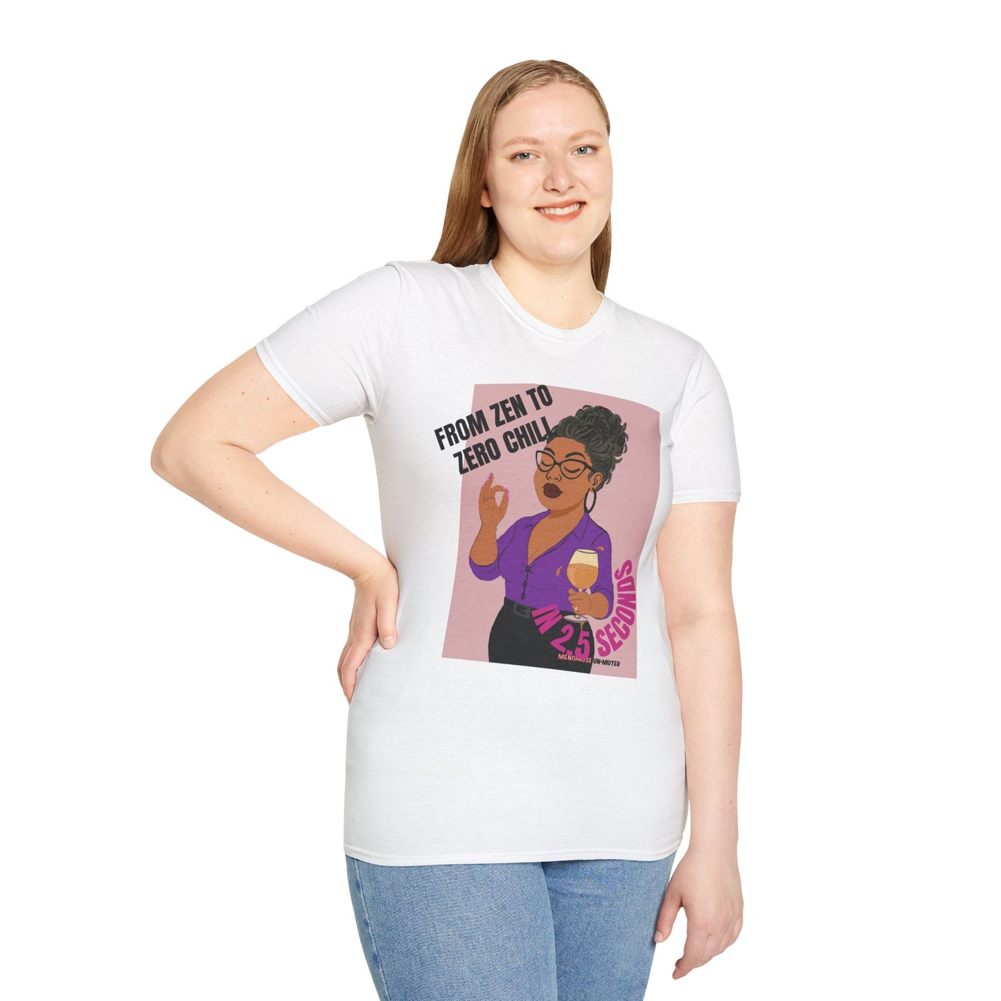 Funny Menopause T-Shirt – Mood Swing Survival Cotton Tee for Women