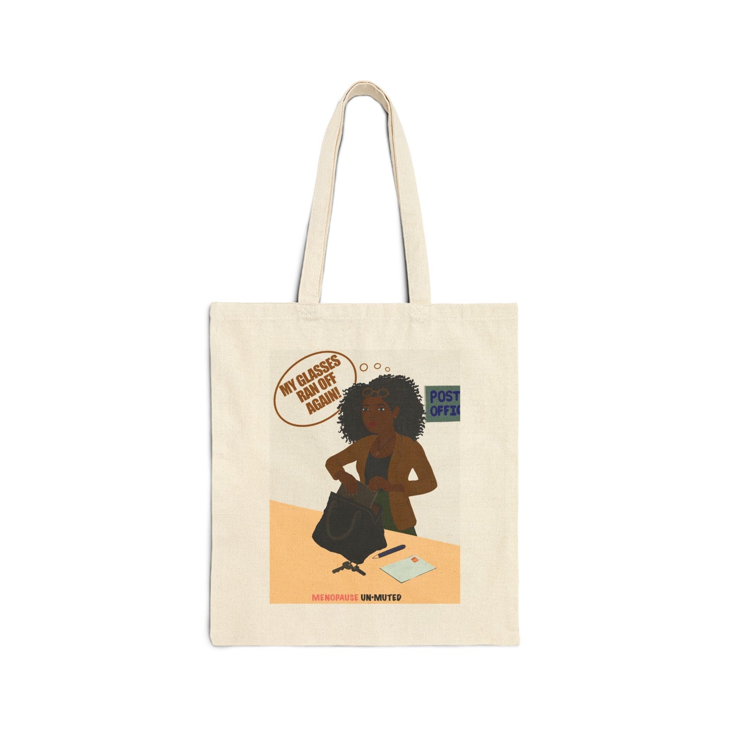 Funny Menopause Tote Bag – Brain Fog Survival Canvas & Cotton Gift for Women