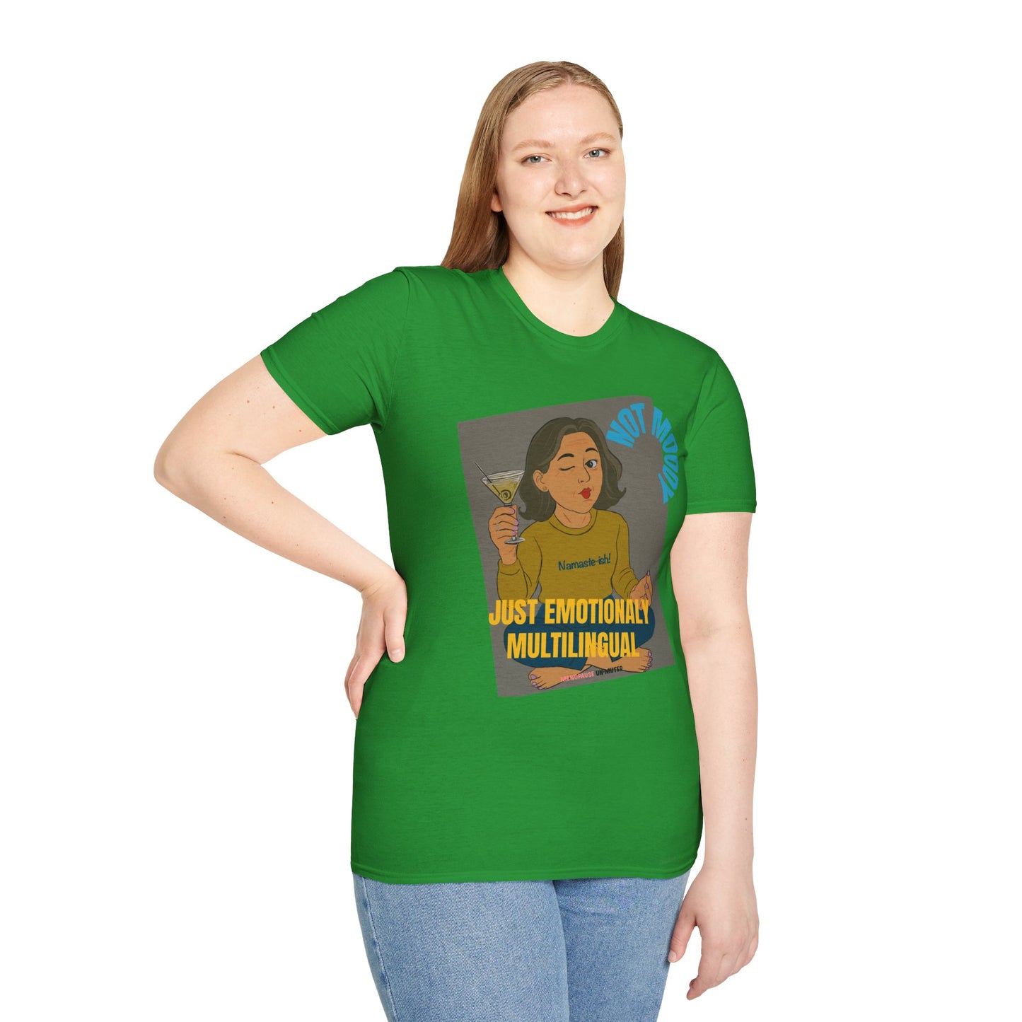Funny Menopause T-Shirt – Mood Swing Survival Cotton Tee for Women