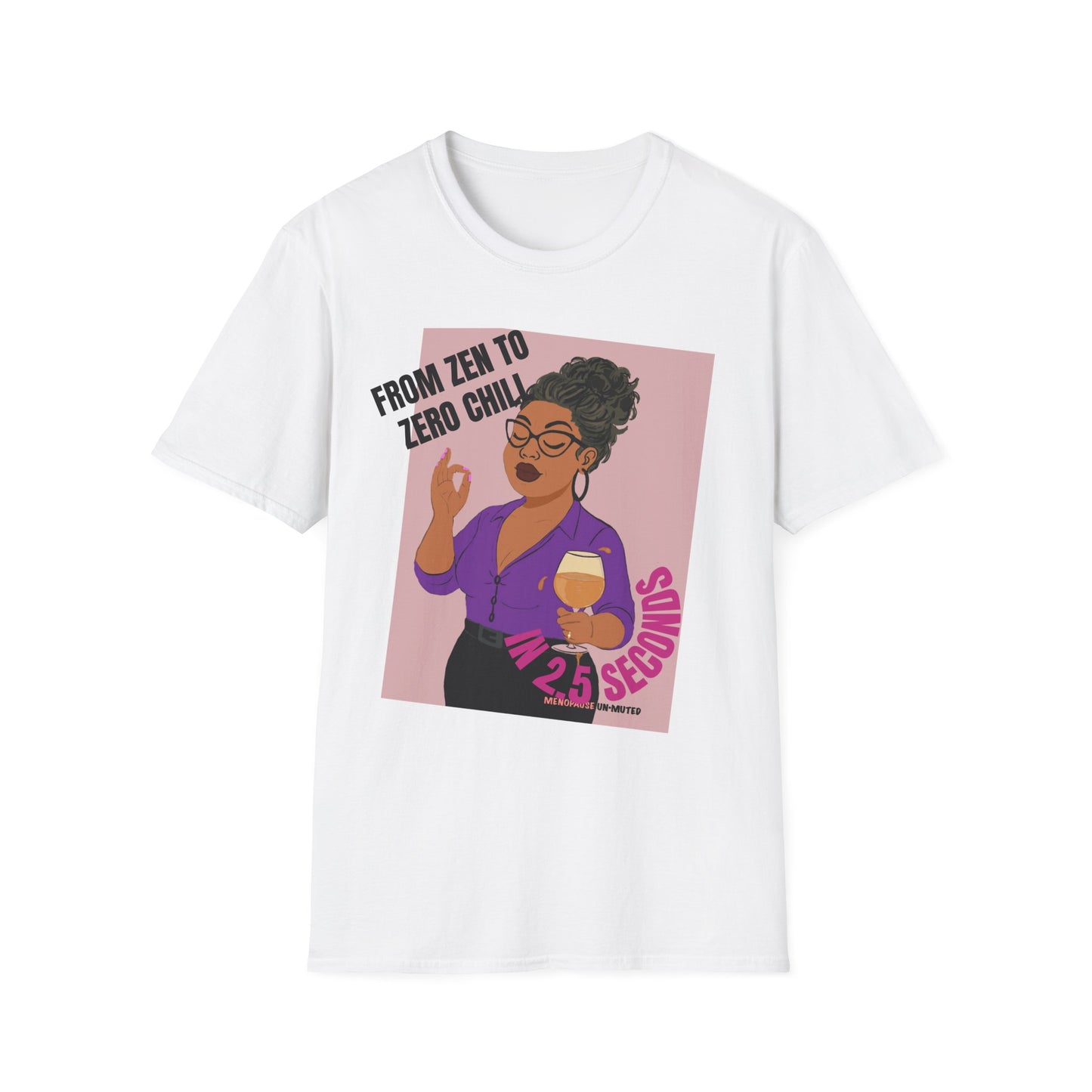 Funny Menopause T-Shirt – Mood Swing Survival Cotton Tee for Women