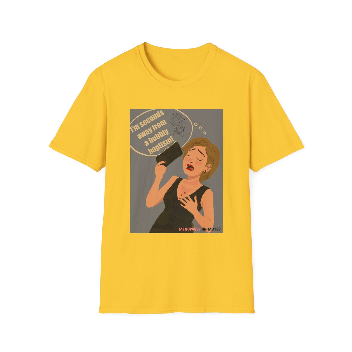 Funny Menopause T-Shirt – Hot Flash Survival Cotton Tee for Women