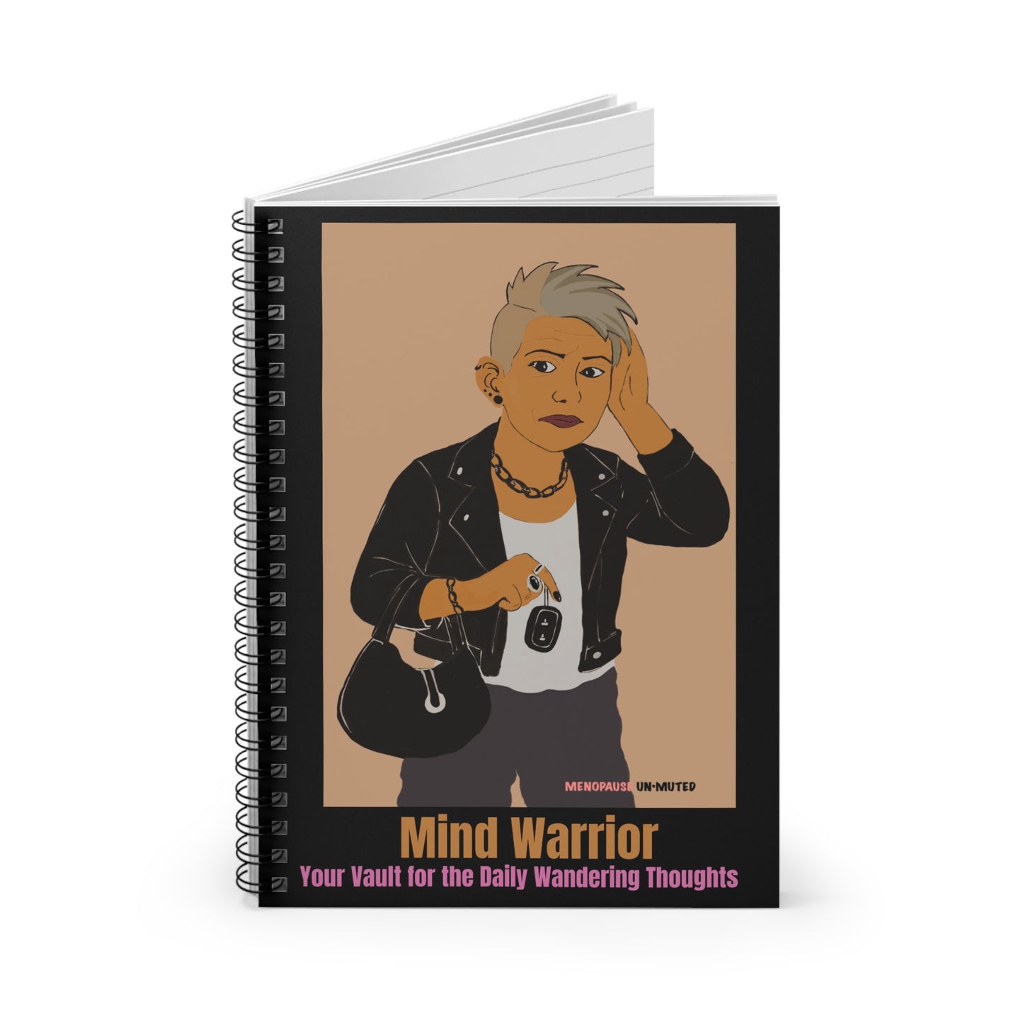 Funny Menopause Spiral Journal – Brain Fog Survival Notebook for Women
