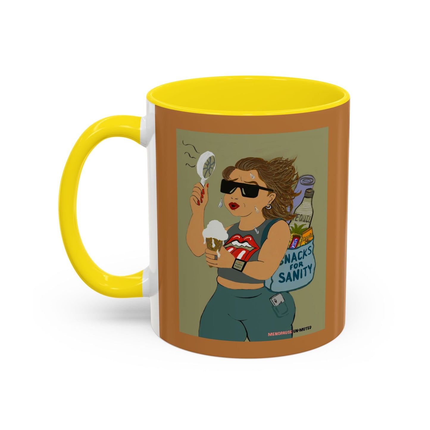 Funny Menopause Mug – Hot Flash Survival Coffee Cup for Women