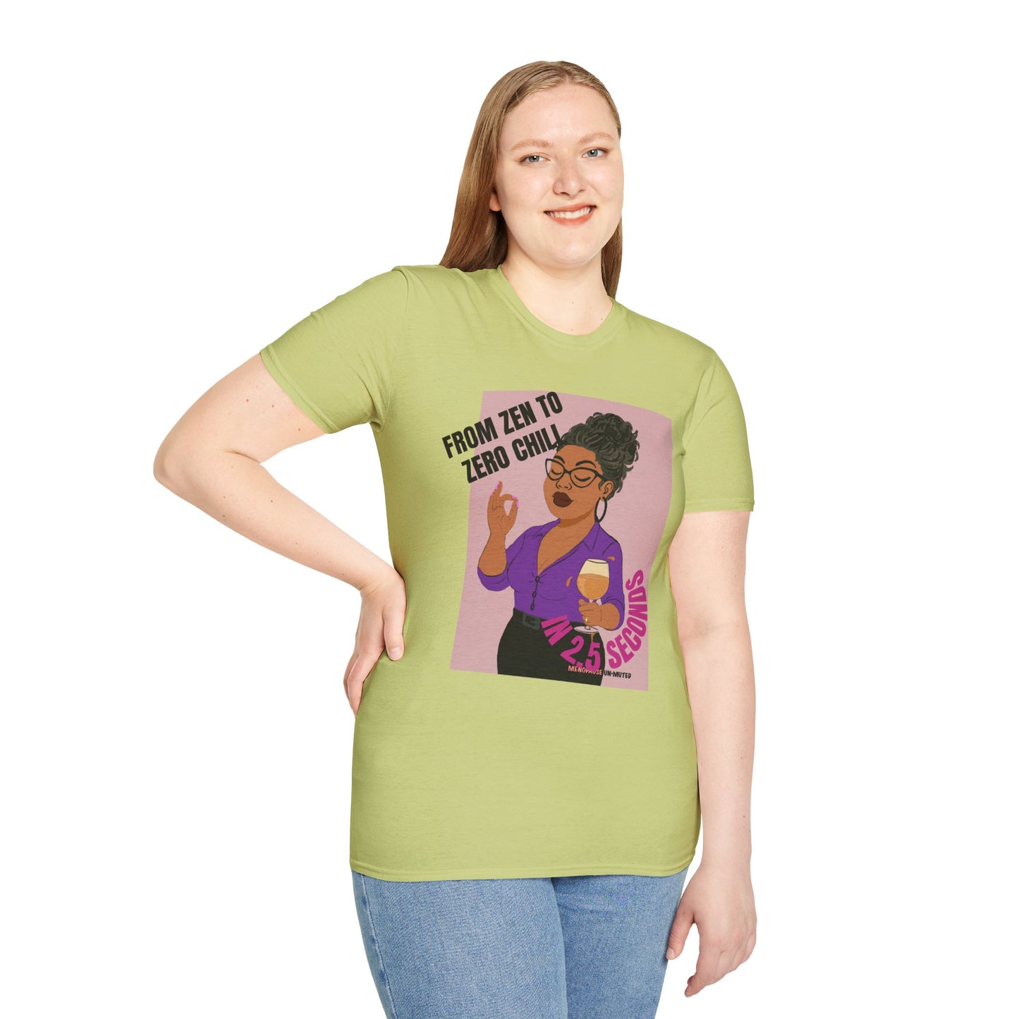 Funny Menopause T-Shirt – Mood Swing Survival Cotton Tee for Women