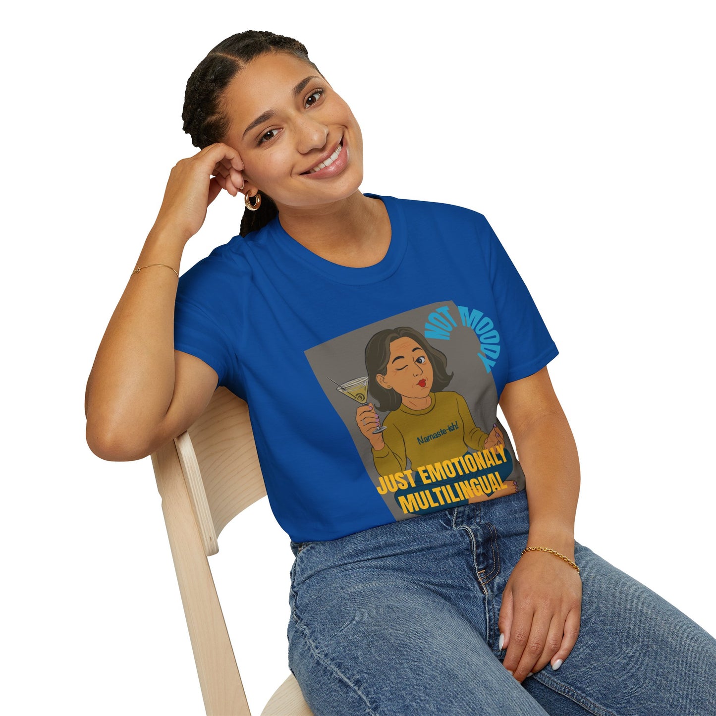 Funny Menopause T-Shirt – Mood Swing Survival Cotton Tee for Women