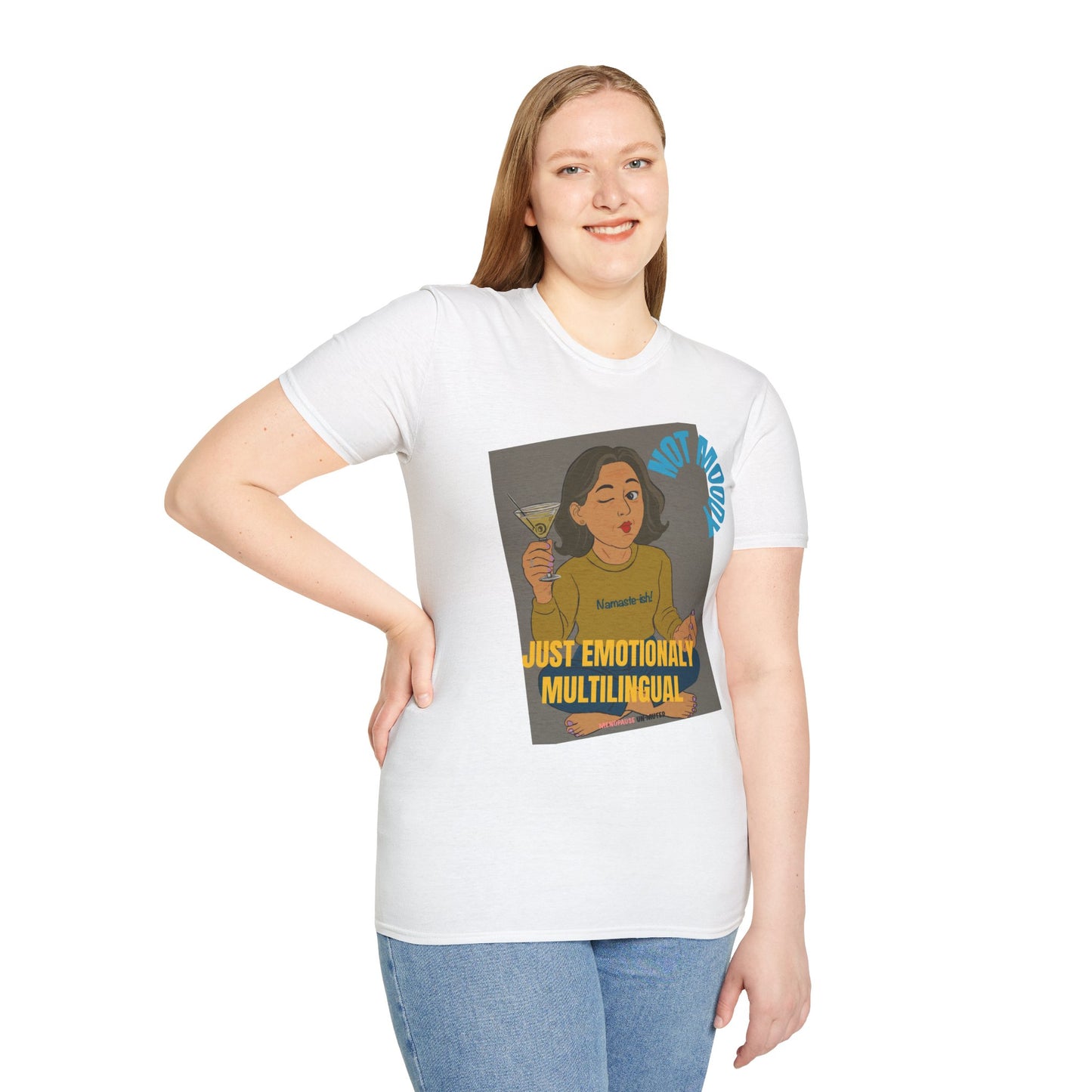 Funny Menopause T-Shirt – Mood Swing Survival Cotton Tee for Women
