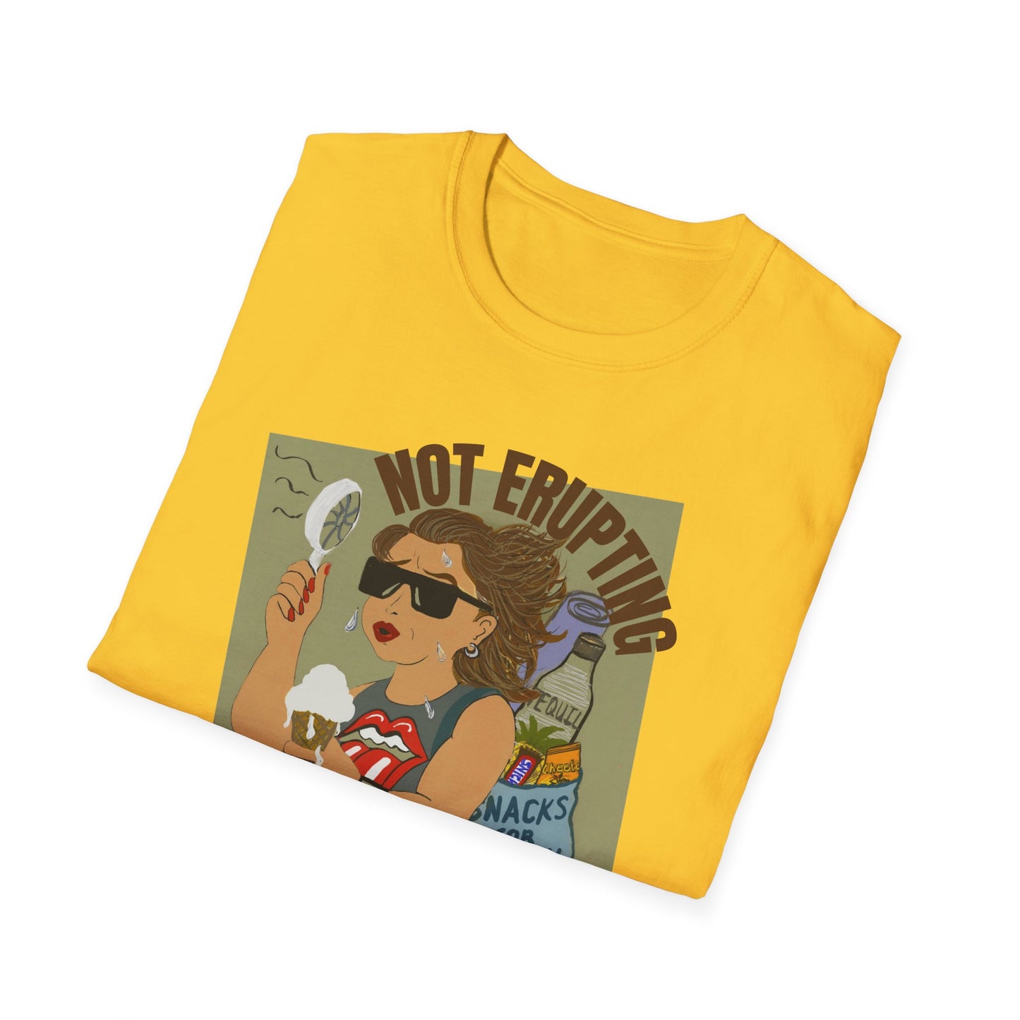 Funny Menopause T-Shirt – Hot Flash Survival Cotton Tee for Women
