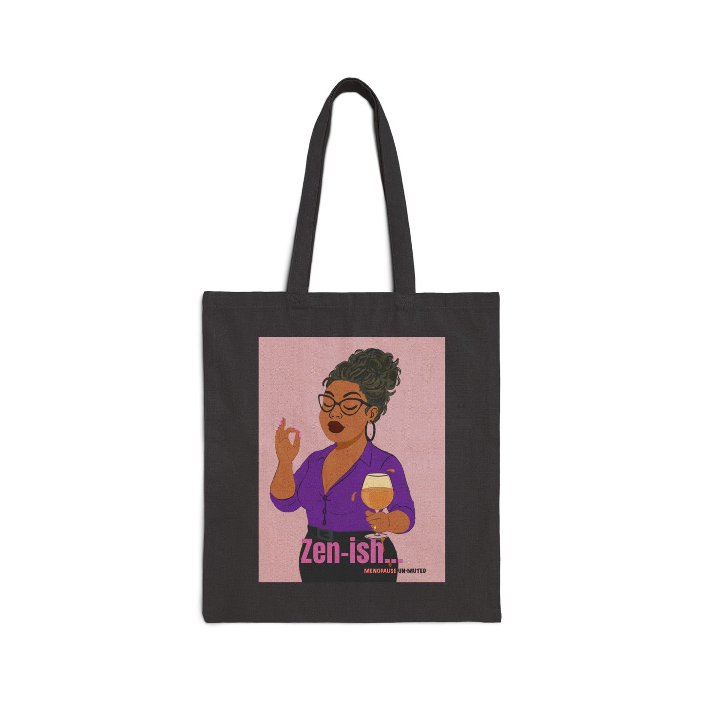 Funny Menopause Tote Bag – Mood Swing Survival Canvas & Cotton Gift for Women