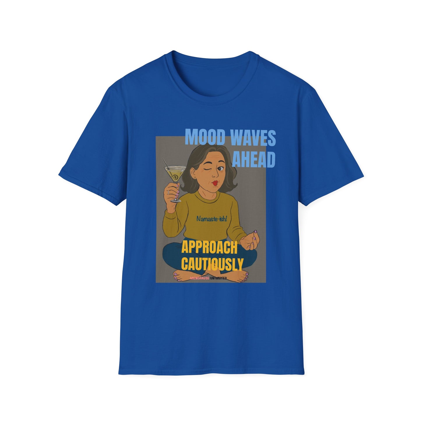 Funny Menopause T-Shirt – Mood Swing Survival Cotton Tee for Women