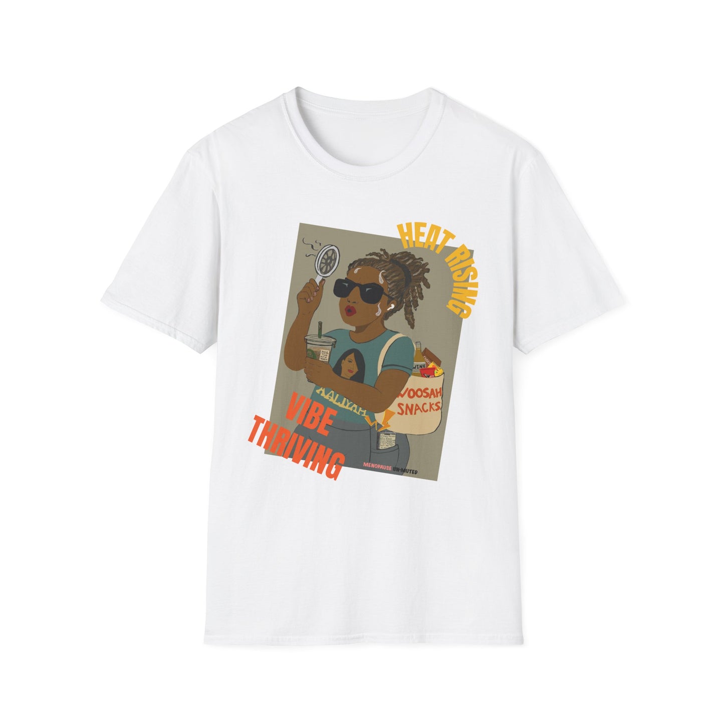Funny Menopause T-Shirt – Hot Flash Survival Cotton Tee for Women