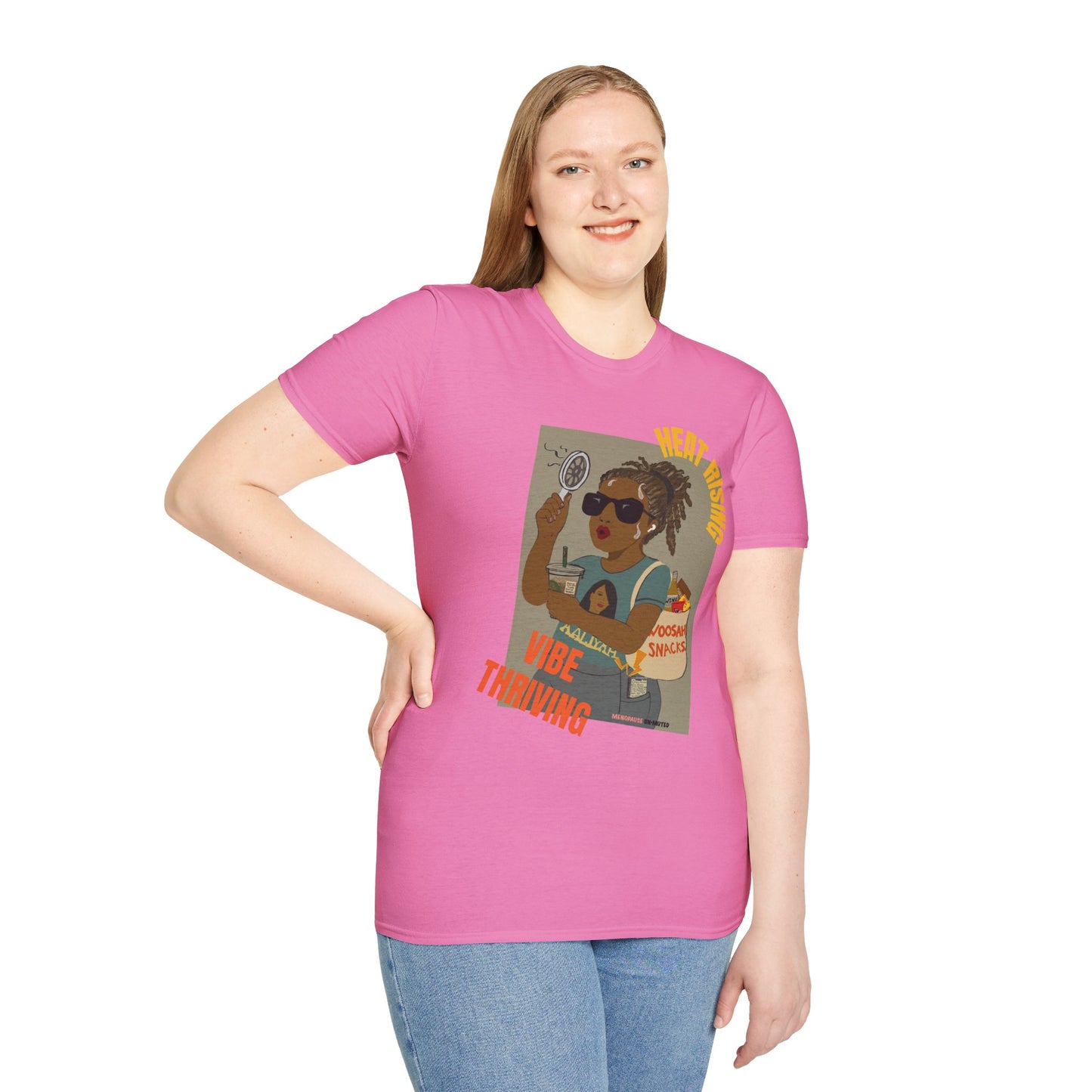Funny Menopause T-Shirt – Hot Flash Survival Cotton Tee for Women