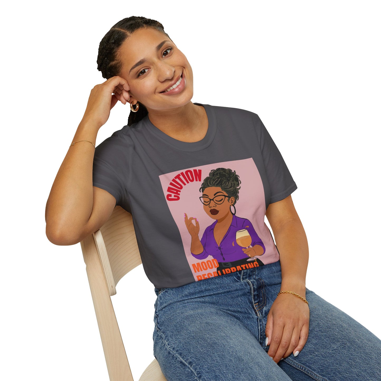Funny Menopause T-Shirt – Mood Swing Survival Cotton Tee for Women