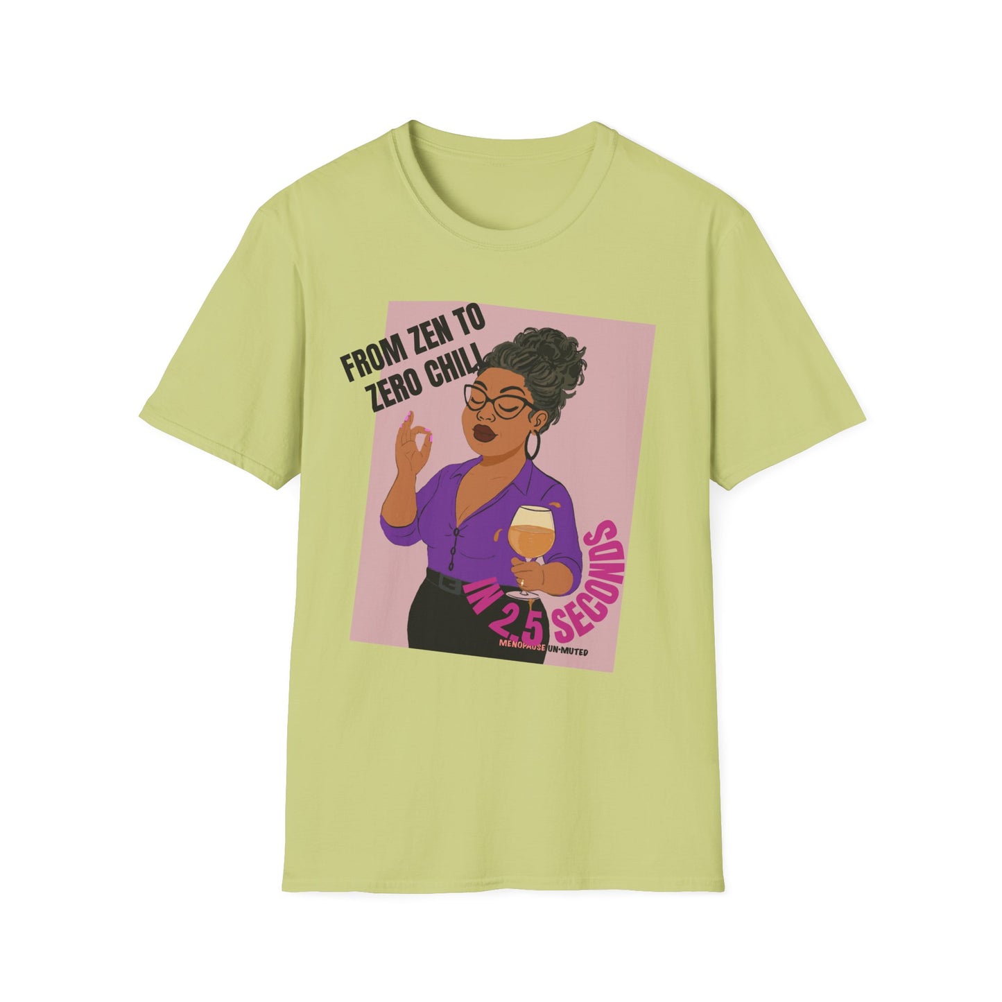Funny Menopause T-Shirt – Mood Swing Survival Cotton Tee for Women