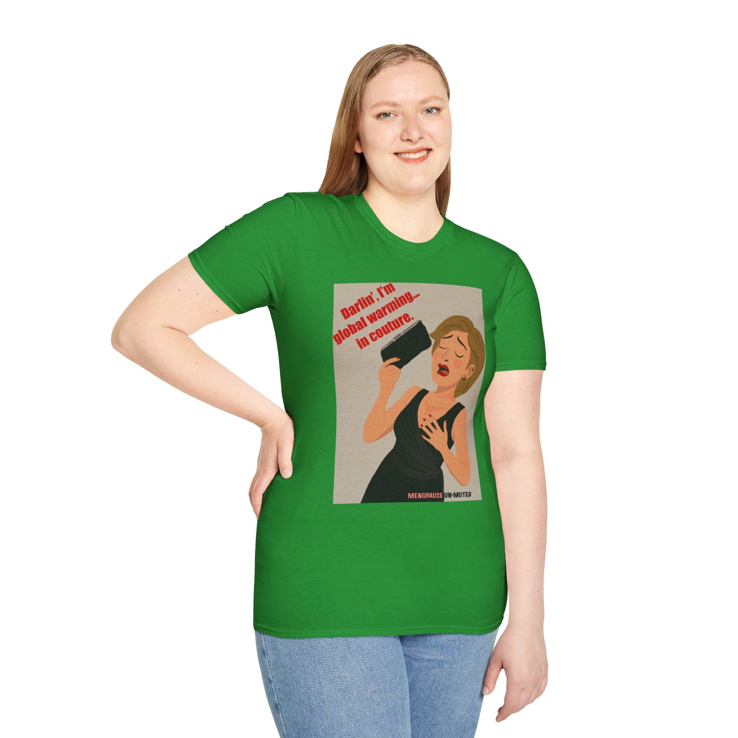 Funny Menopause T-Shirt – Hot Flash Survival Cotton Tee for Women