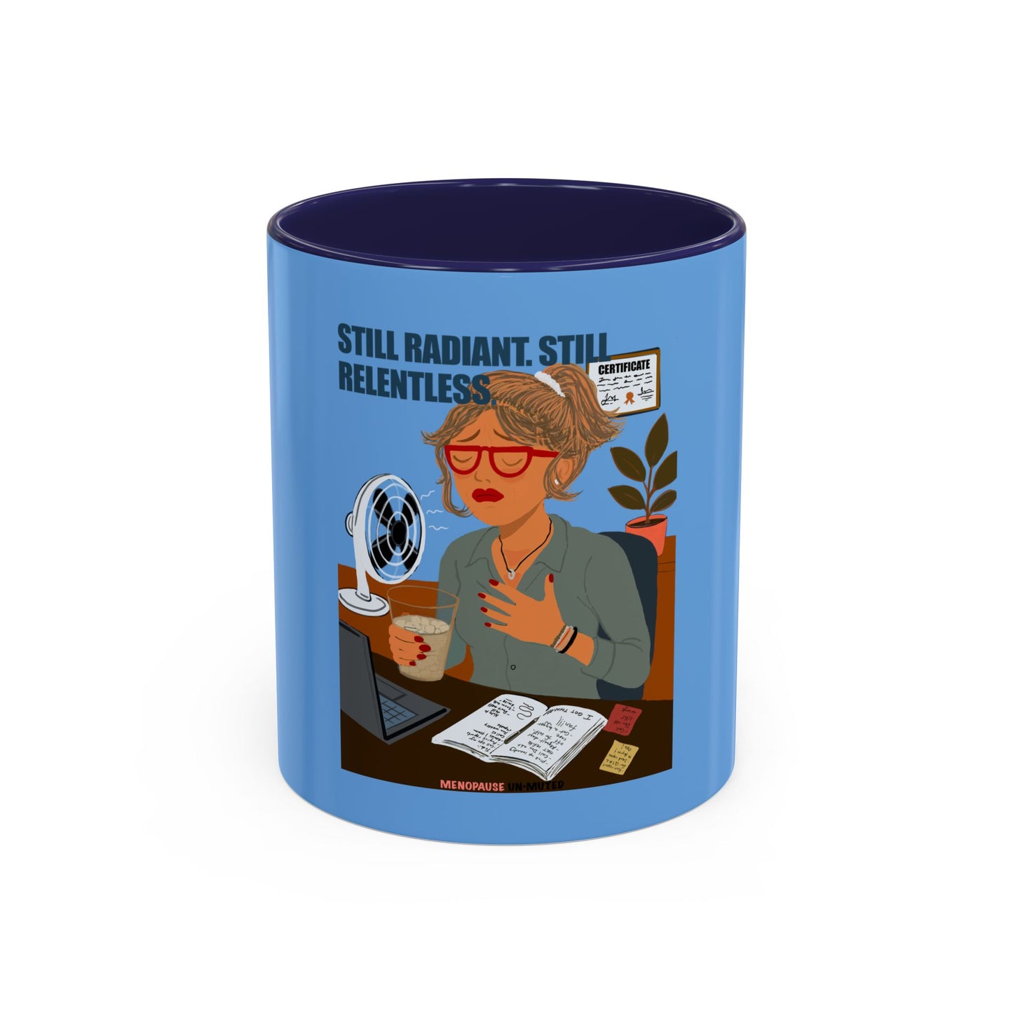 Funny Menopause Mug – Hot Flash Survival Coffee Cup for Women