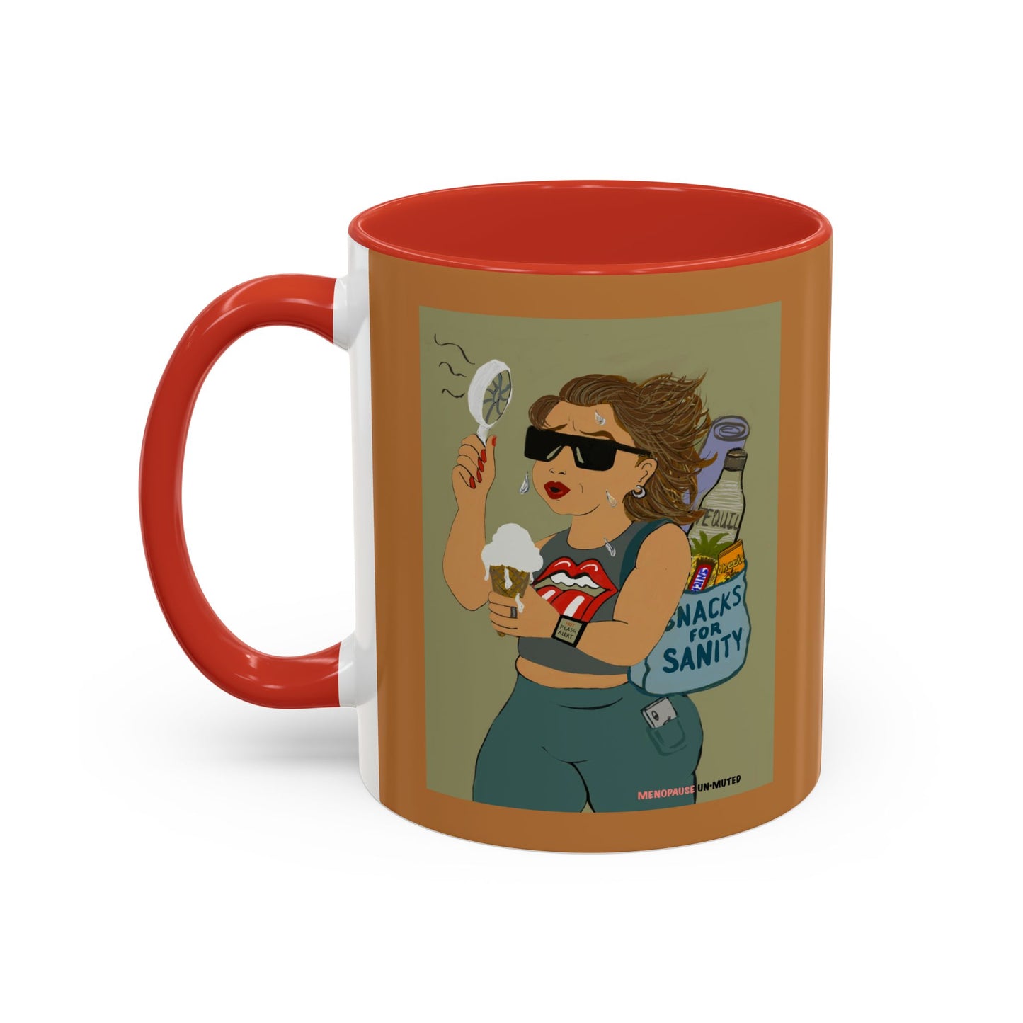 Funny Menopause Mug – Hot Flash Survival Coffee Cup for Women