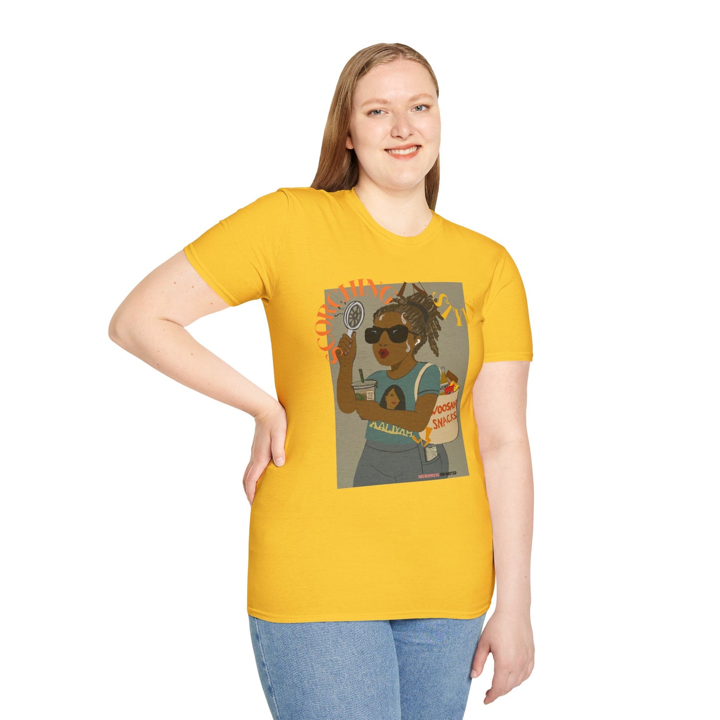 Funny Menopause T-Shirt – Hot Flash Survival Cotton Tee for Women