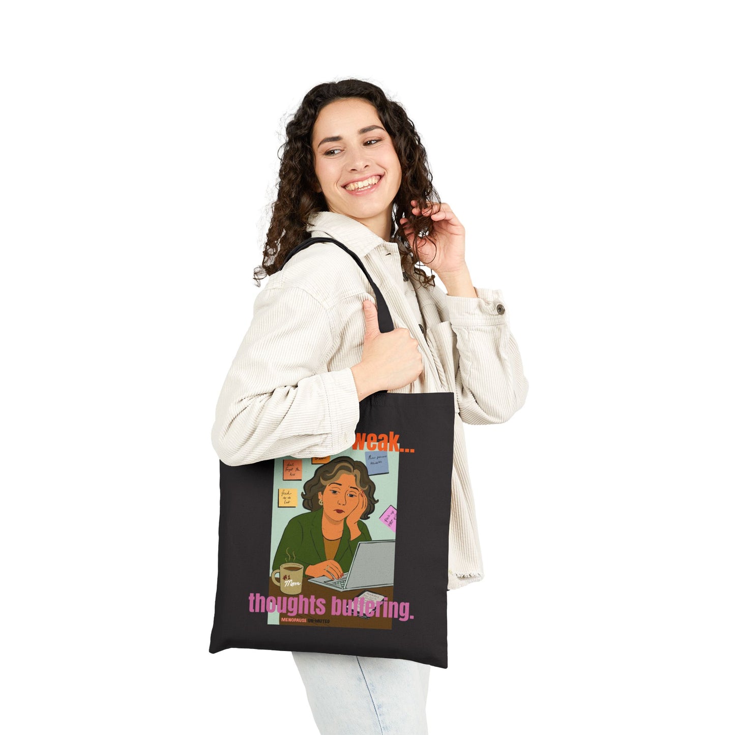 Funny Menopause Tote Bag – Brain Fog Survival Canvas & Cotton Gift for Women