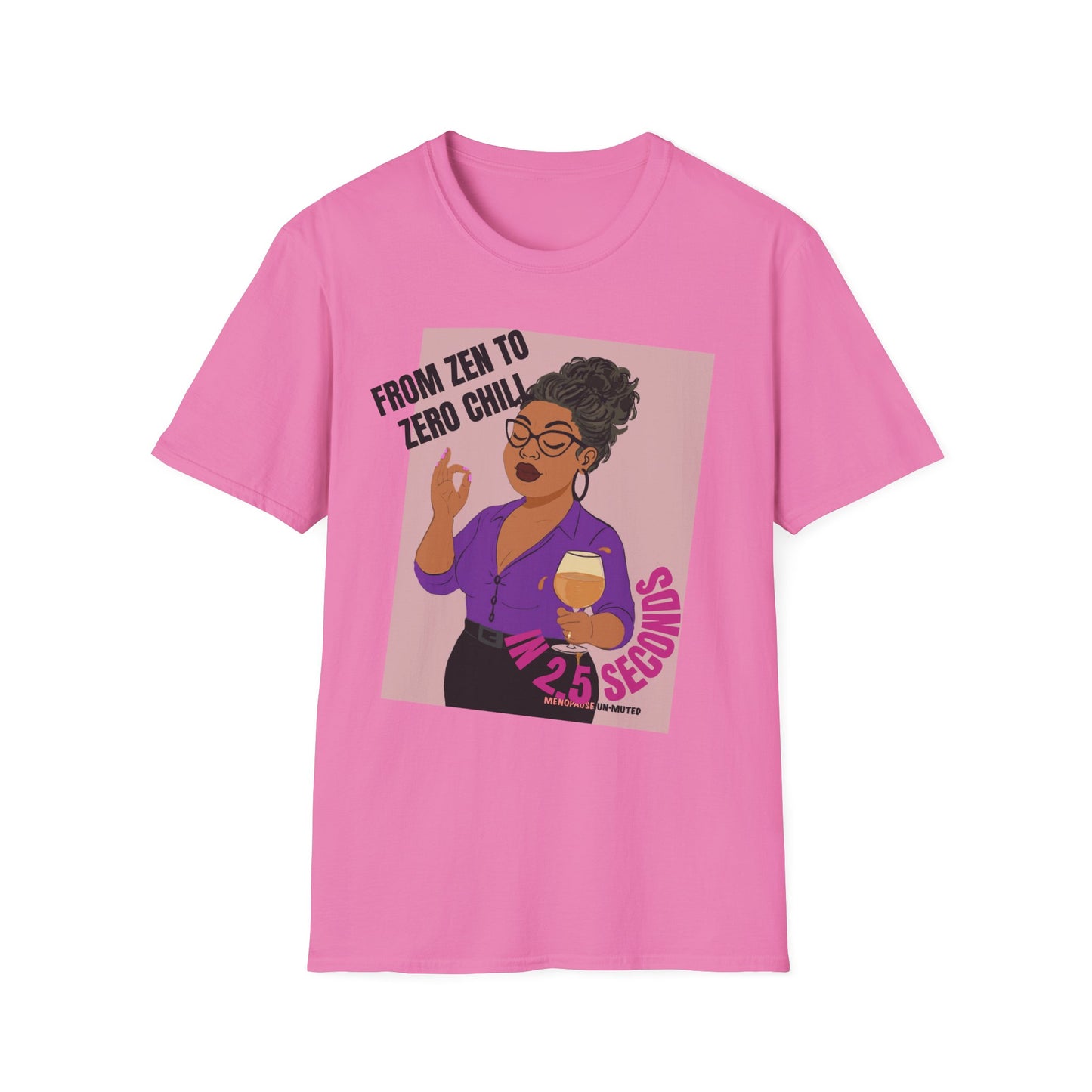 Funny Menopause T-Shirt – Mood Swing Survival Cotton Tee for Women